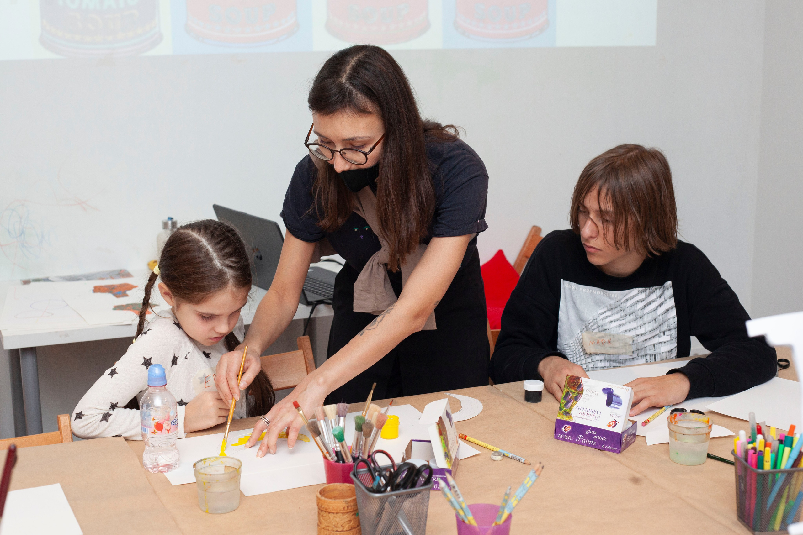 Детский мастер-класс в ММОМА. Stanislav Baryshev — People. Emotions. Atmosphere