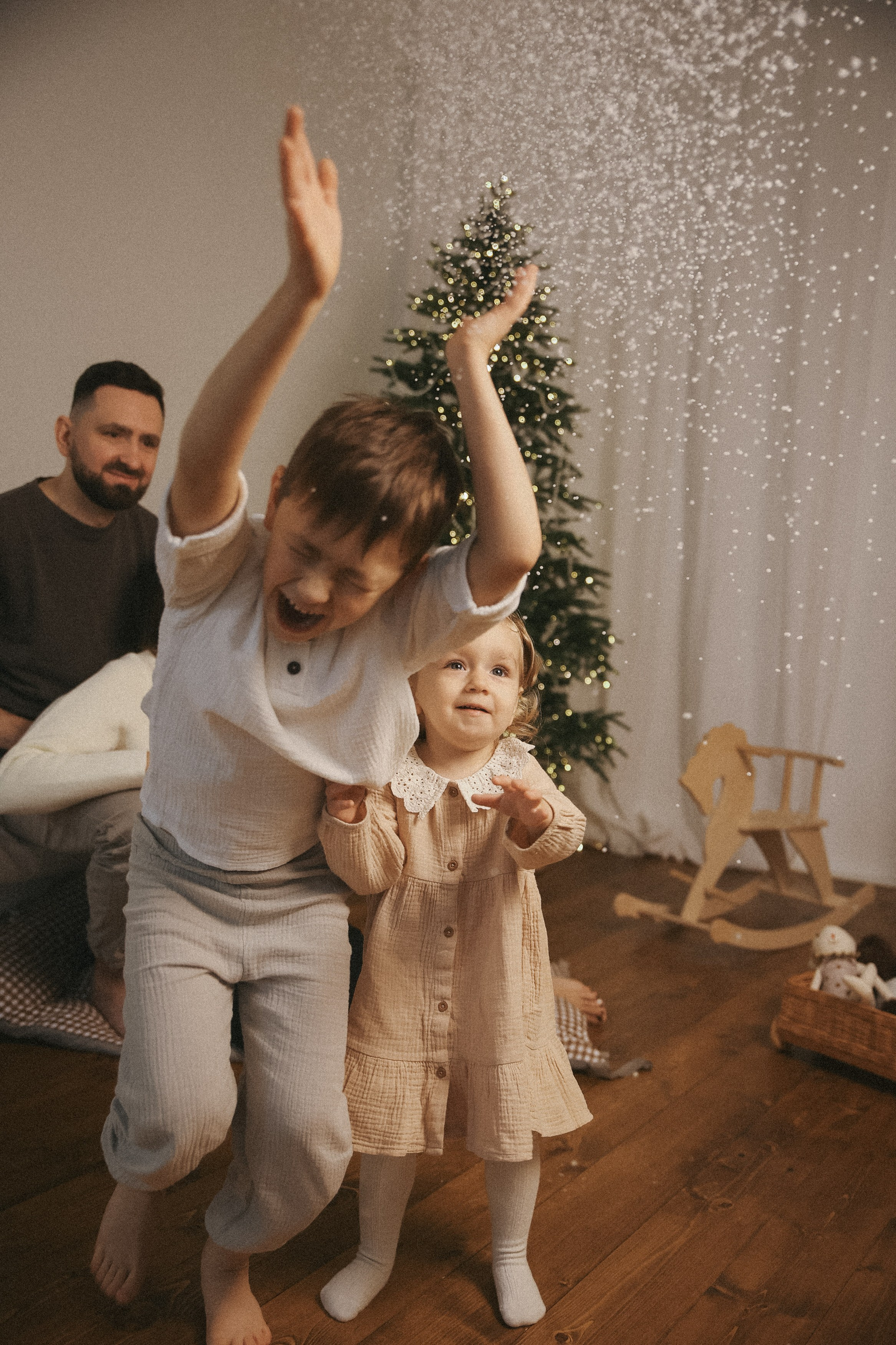 Новогодняя фотосессия во Владимире съемка на новый год фотосессия в студии. Фотограф Владимир Москва