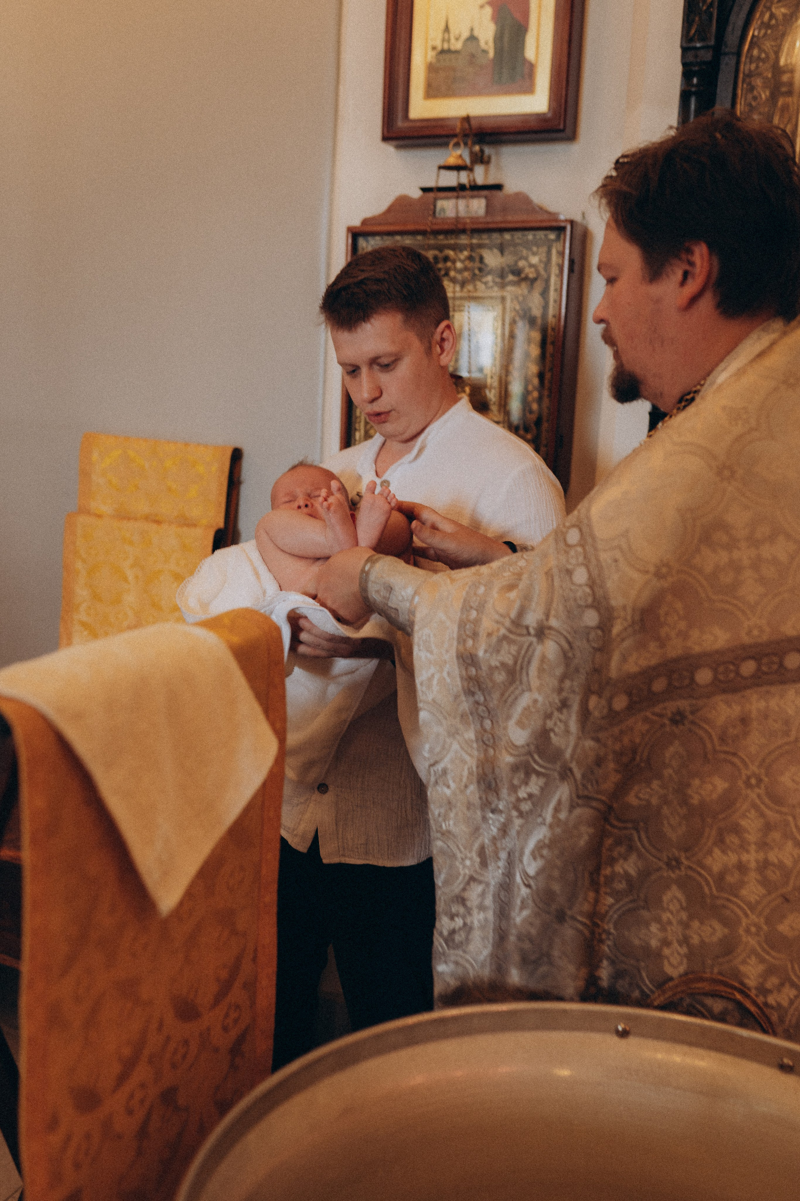 Крещение Димы. Фотограф Торопец Кристина Абрамова Kanwellia photography