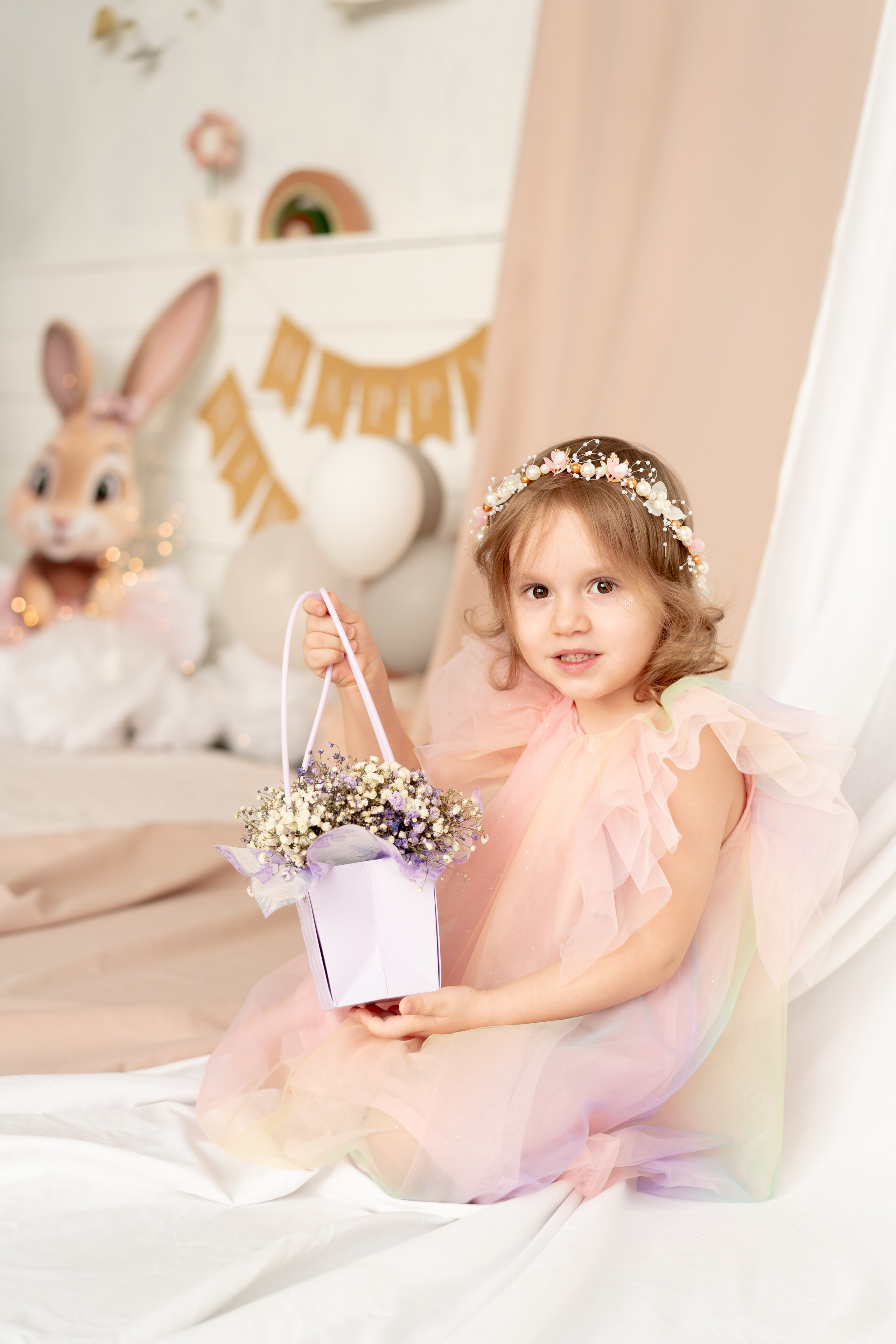 Дариночке 3 года!. Детская, семейная фотостудия в Санкт-Петербурге ТЕПЛО