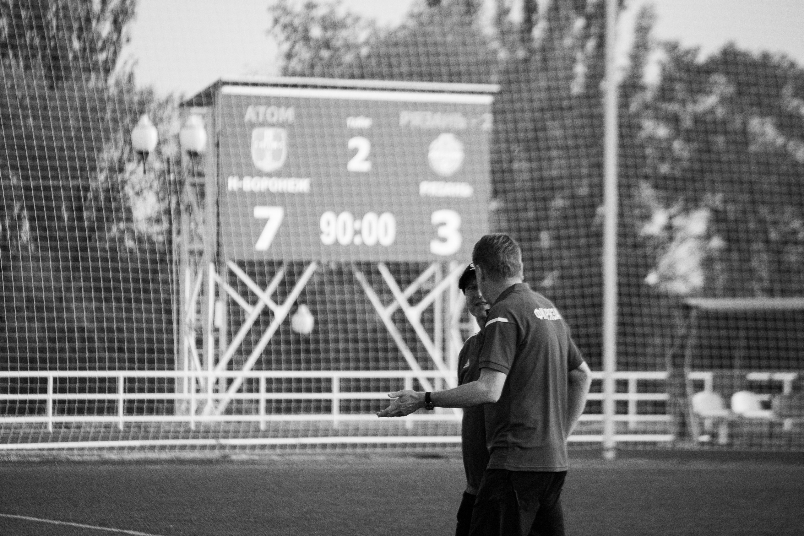 Футбольный матч команды "Атом", Нововоронеж