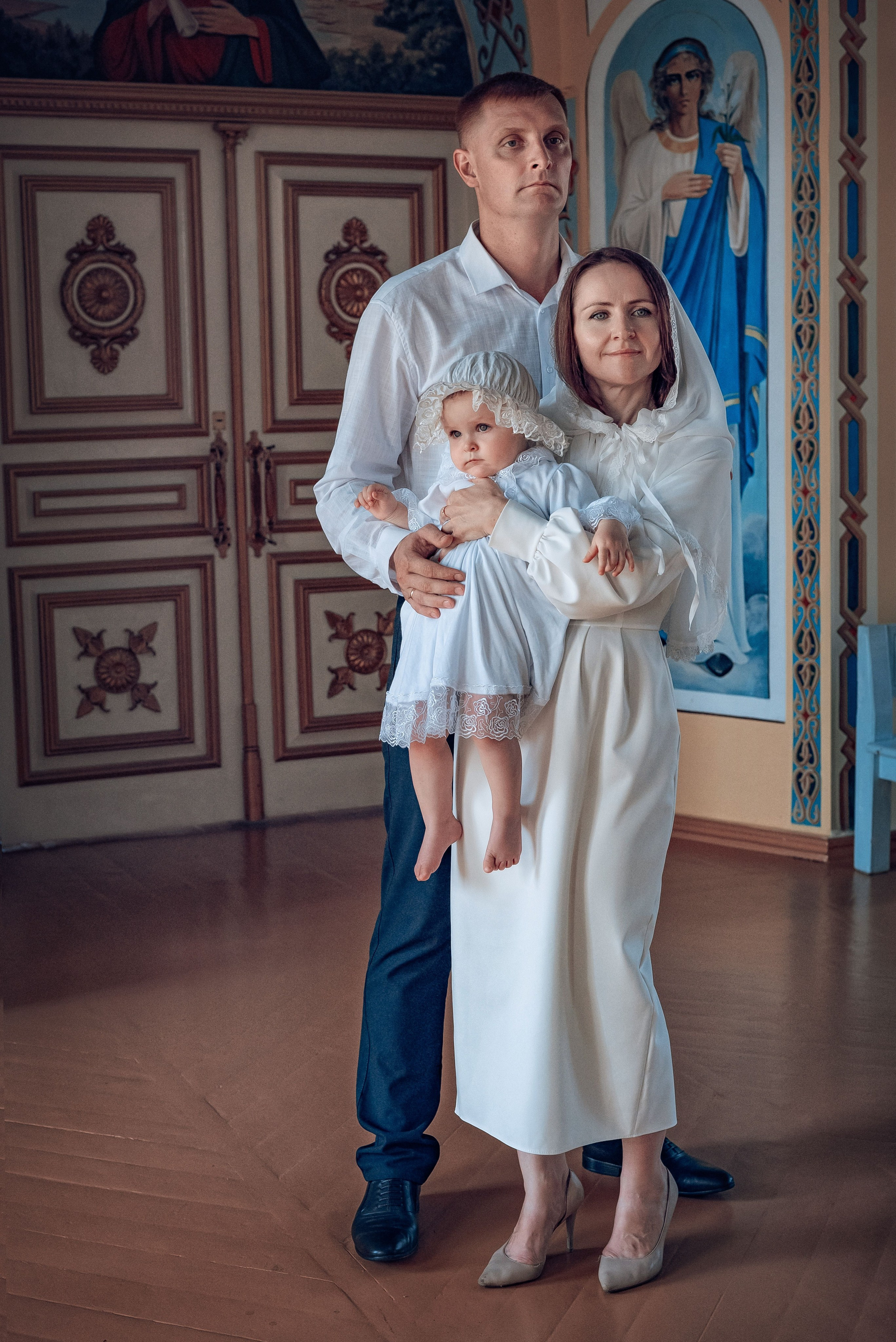 Съемка таинства крещения в Красноярске. Фотографы крещения/венчания  Красноярск Татьяна и Вячеслав Переваловы