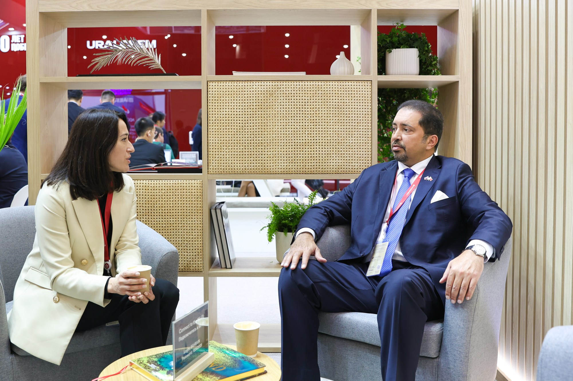 Стенд Королевства Бахрейн на ПМЭФ 2025. Фотограф Дарья Попова