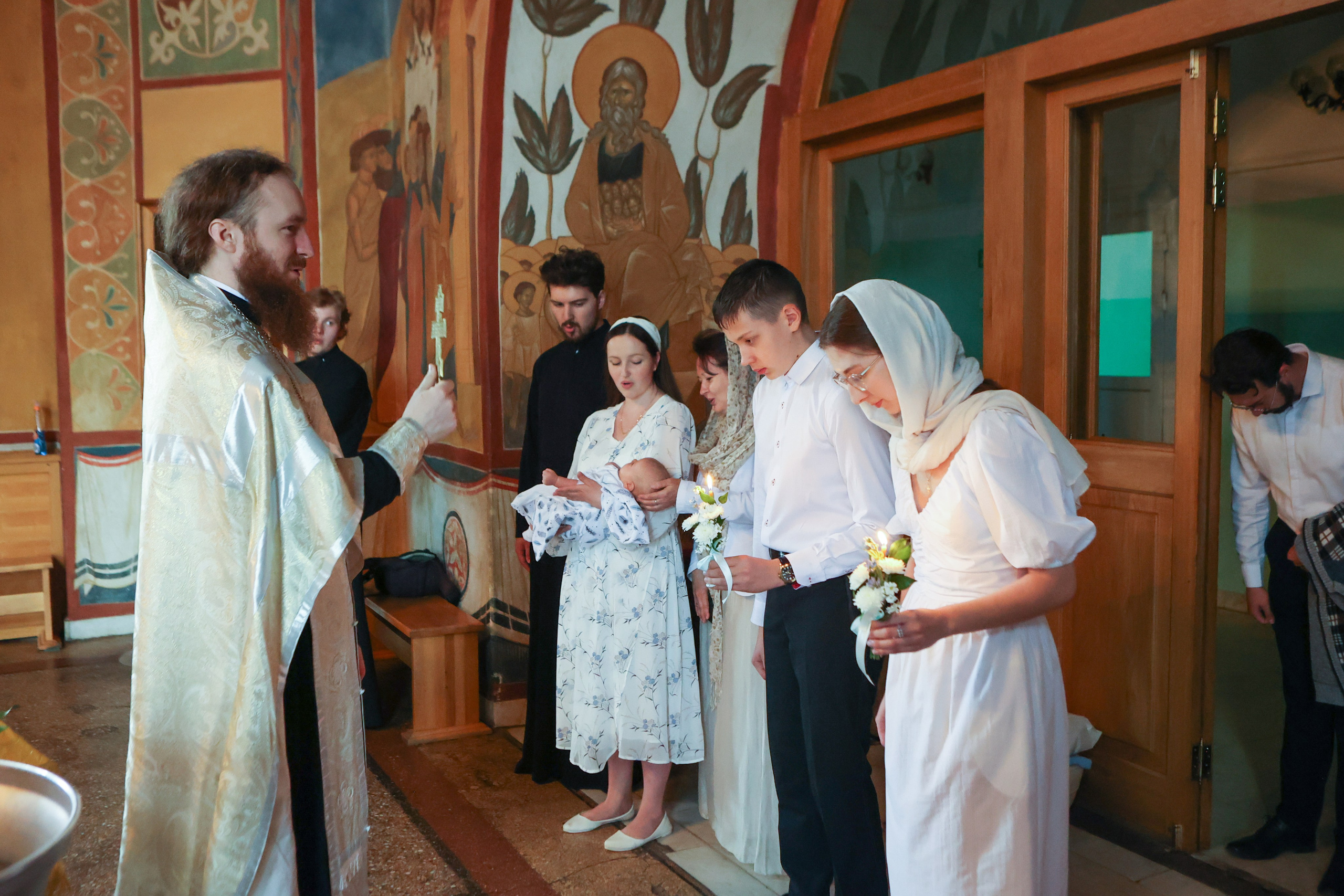 Крещение, Свято-Троицкая Сергиева Лавра. Фотограф новорожденных. Детский и семейный фотограф Марьяна Юдина