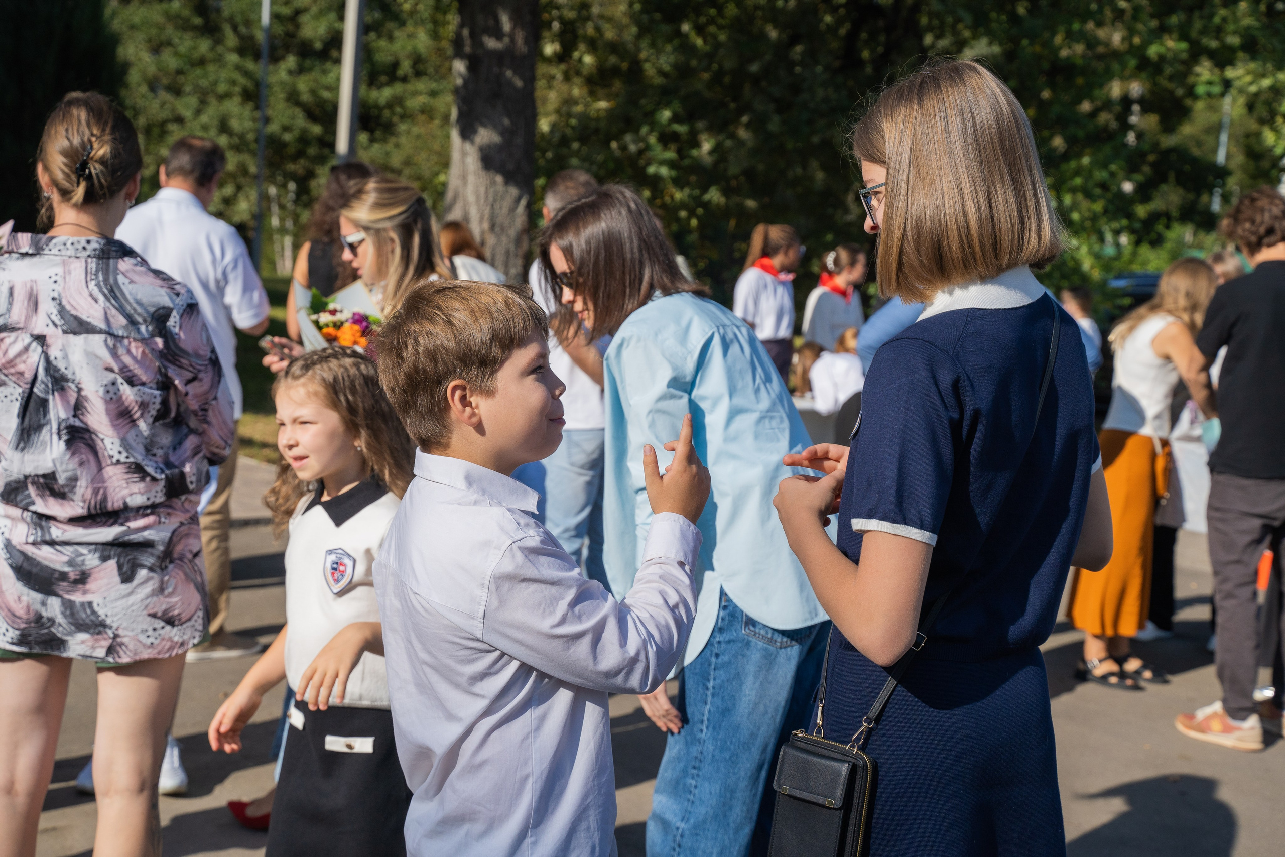 1 сентября в частной школе