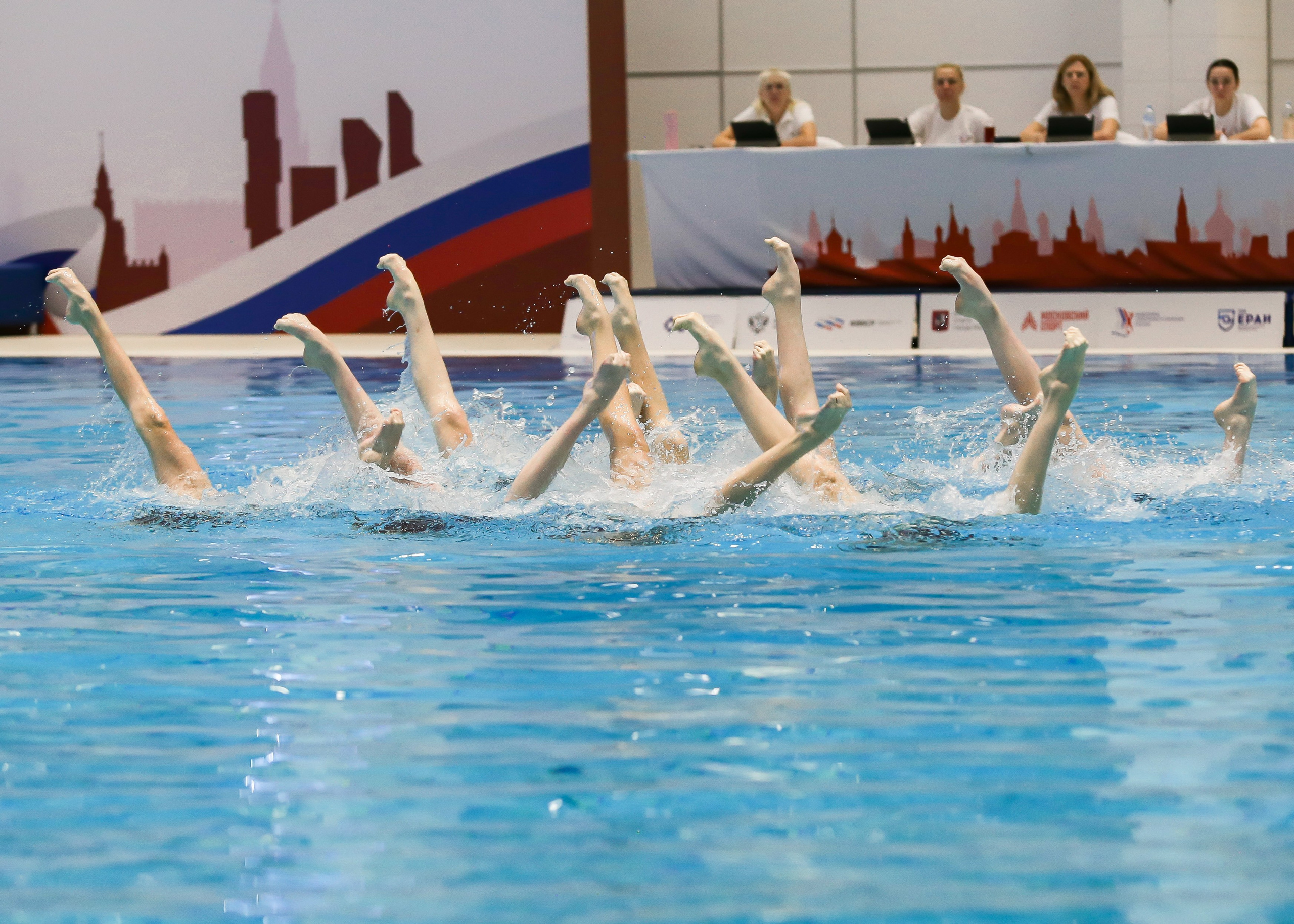Первенство России по синхронному плаванию. Техническая программа. Группы. Репортажный фотограф в Москве