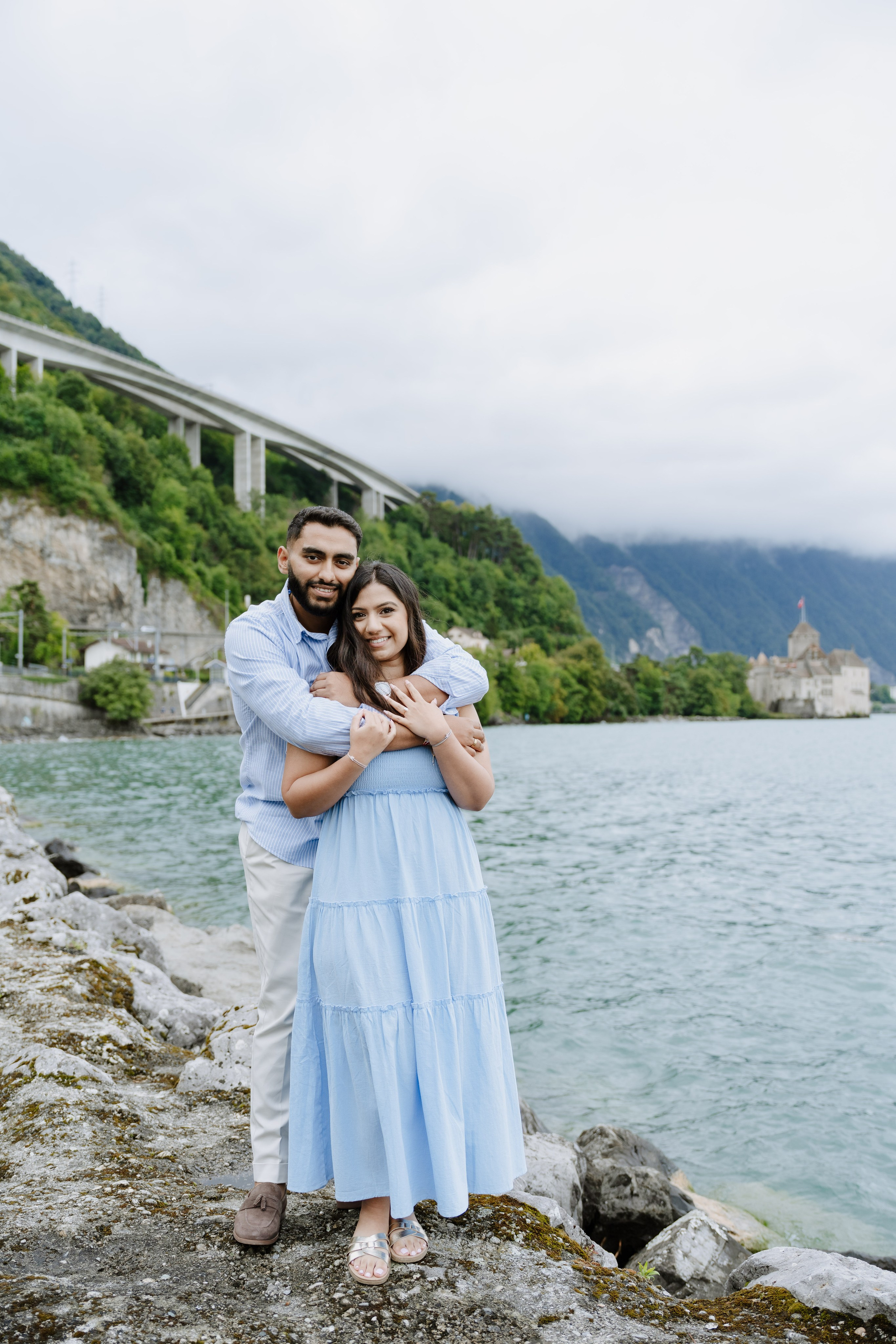 Krishna & Ravi | Proposal Montreux. Professional Wedding Photographer Geneva & Romande Switzerland | Tanya Creator