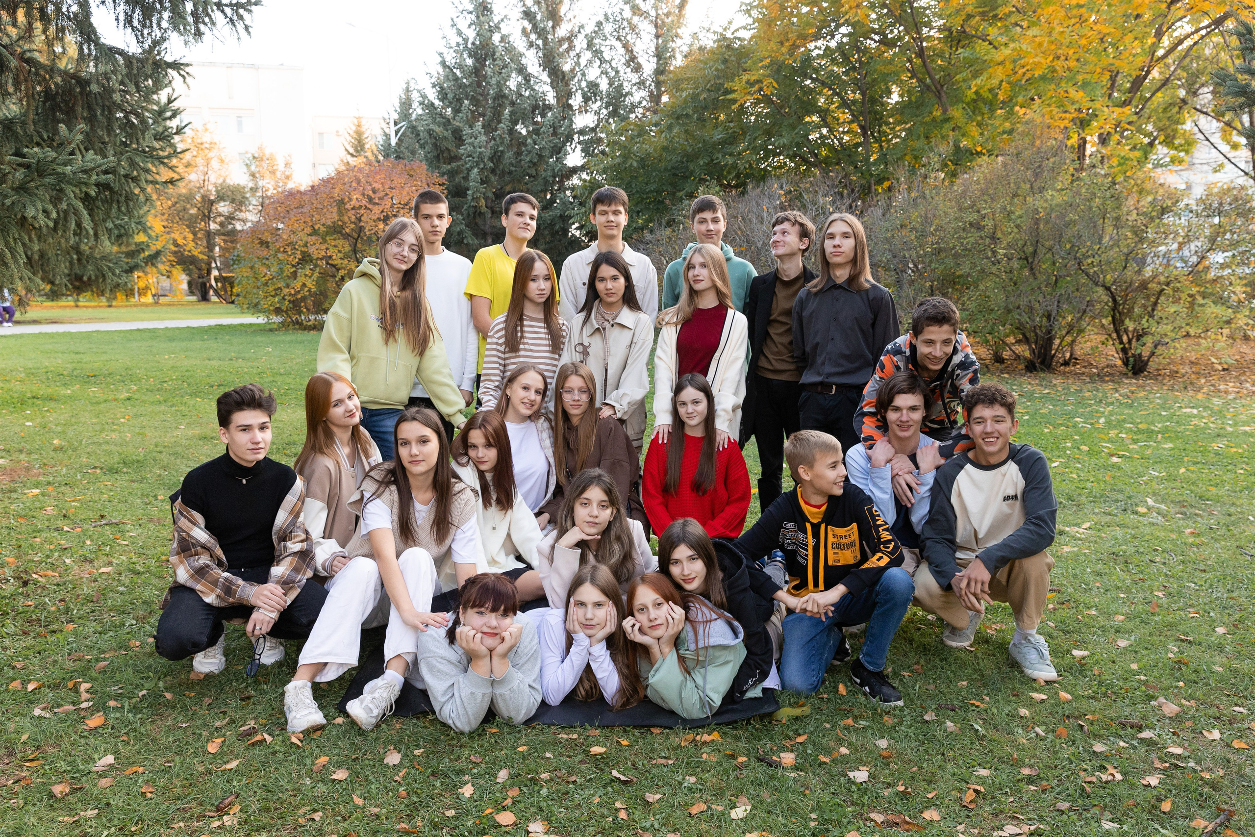 Осенняя фотосессия 9Б. Семейный, детский, школьный фотограф в Благовещенске Яна Белоусова