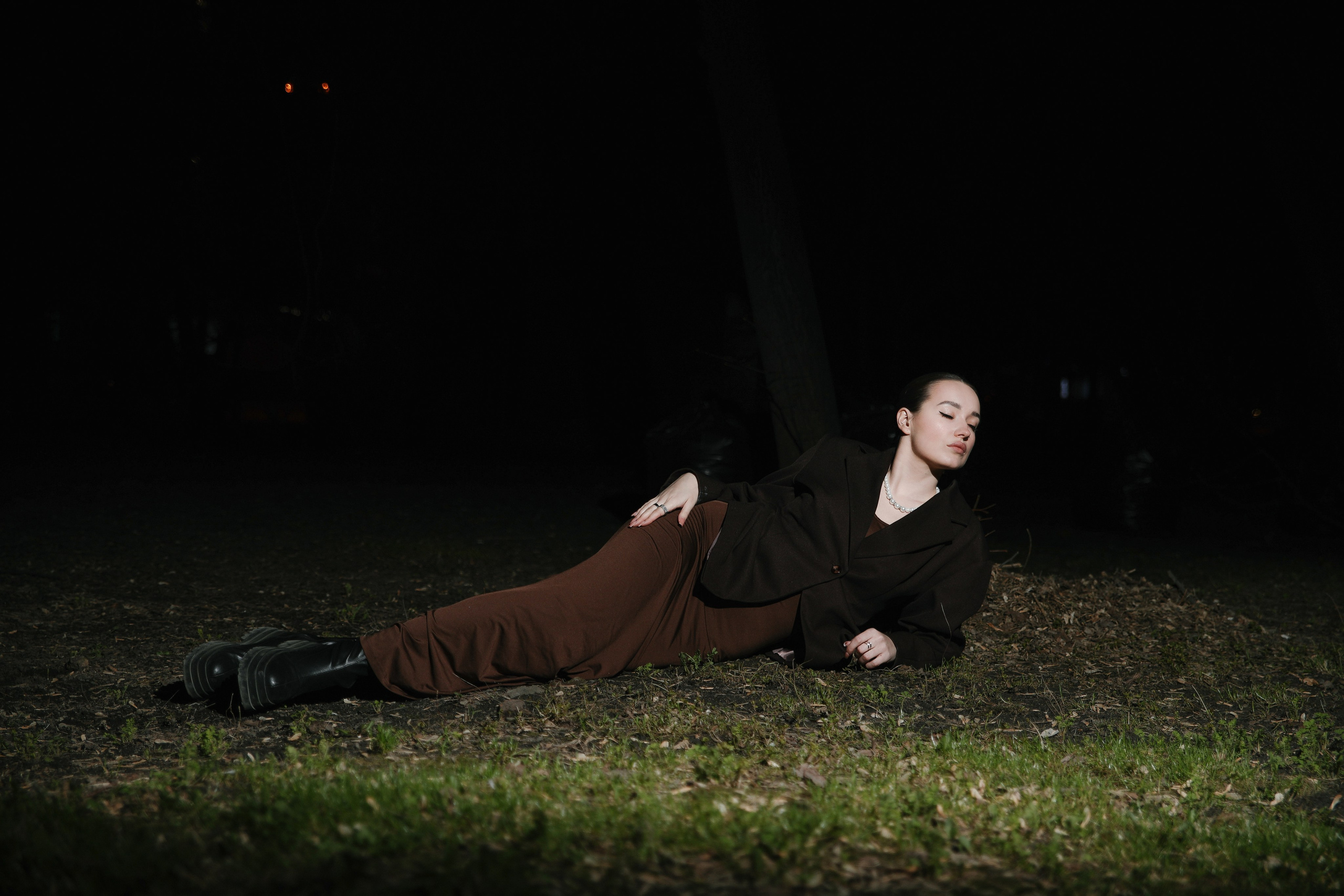 Ночная прогулки. Индивидуальный фотограф Новосибирск Настя