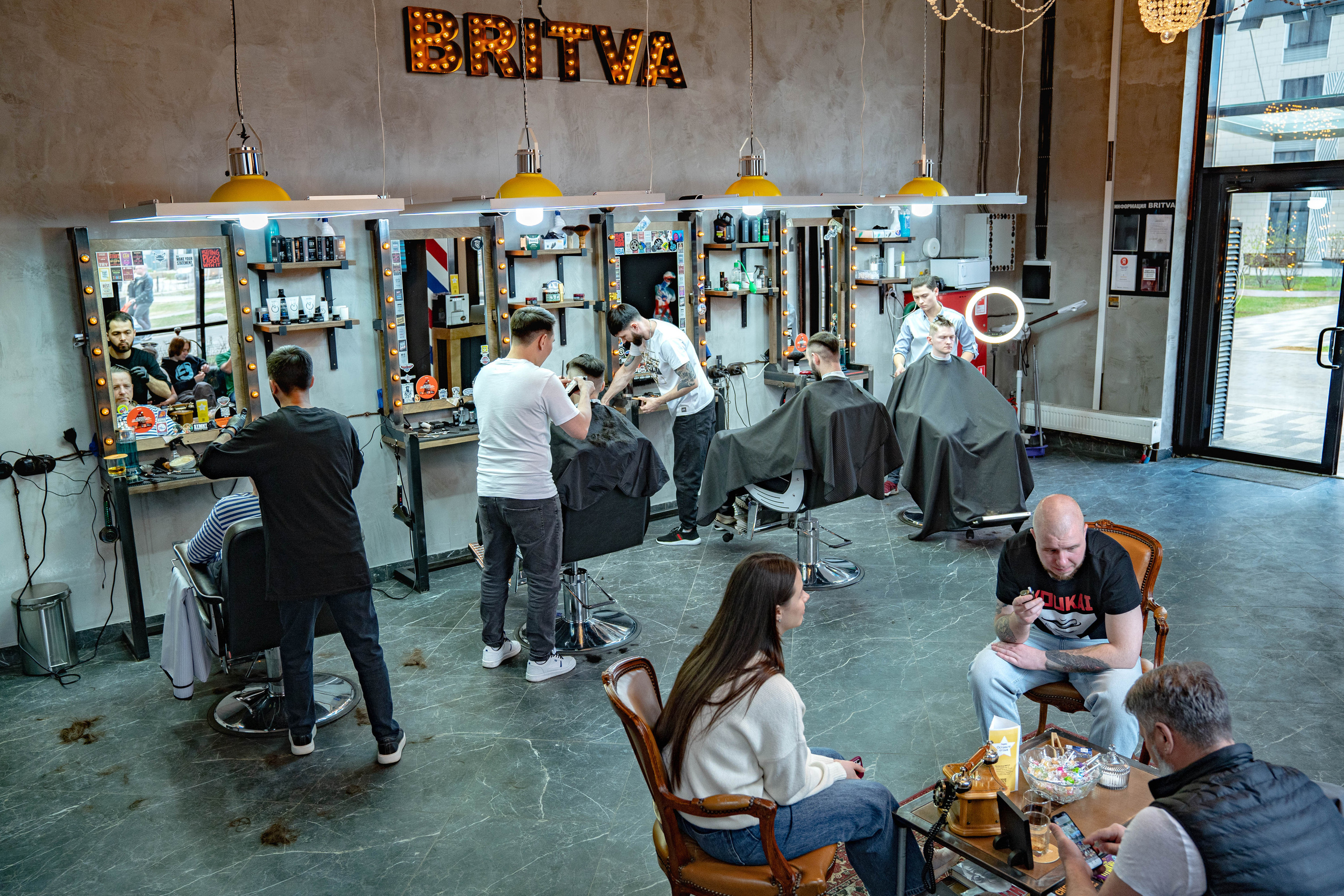 Barbershop BRITVA Лесопарковая. Фото и видео съёмка на заказ. VAU Studia. Москва