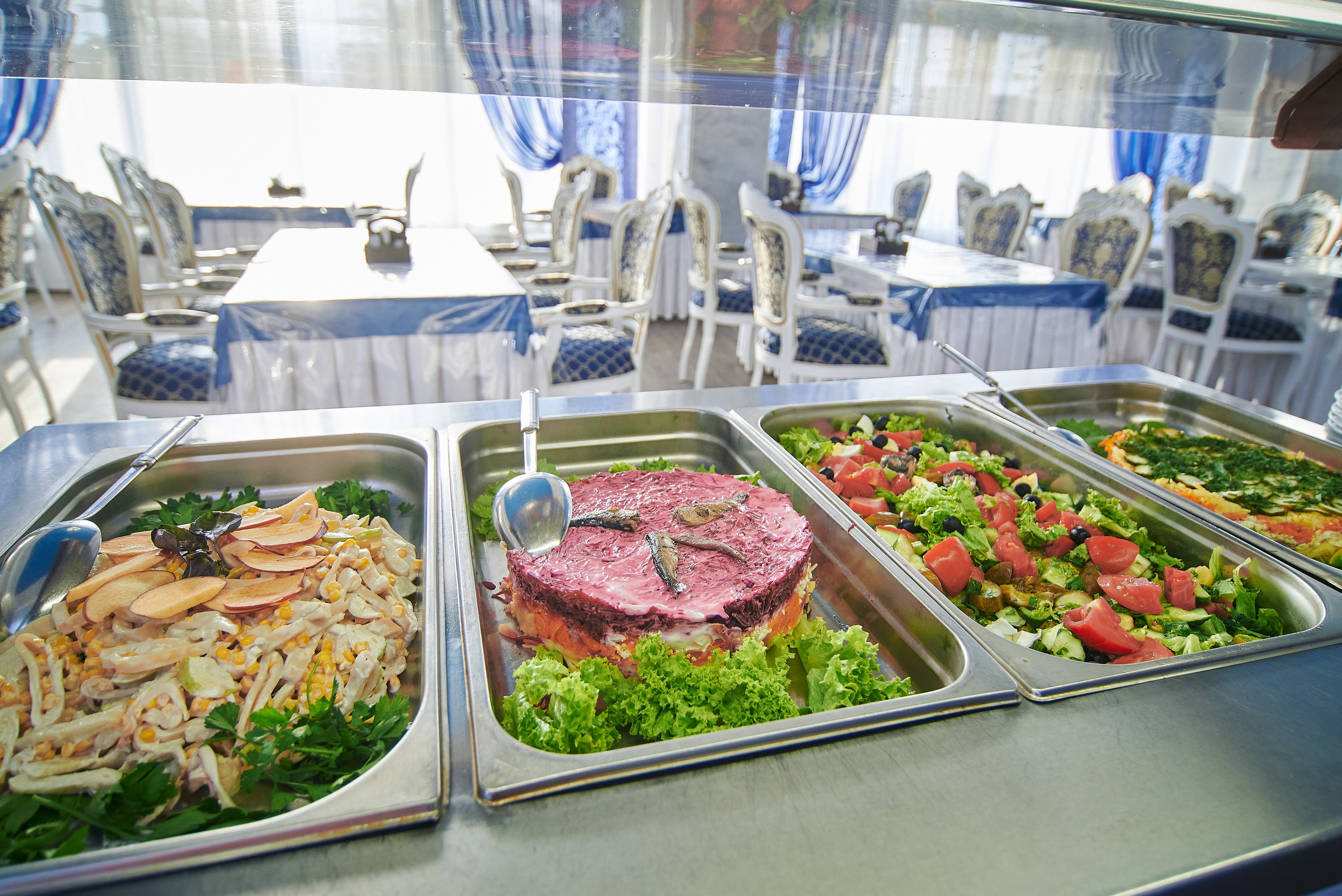 Санаторий. Столовая. Константин Кордонский | Интерьерный и food-фотограф в Кисловодске и КМВ