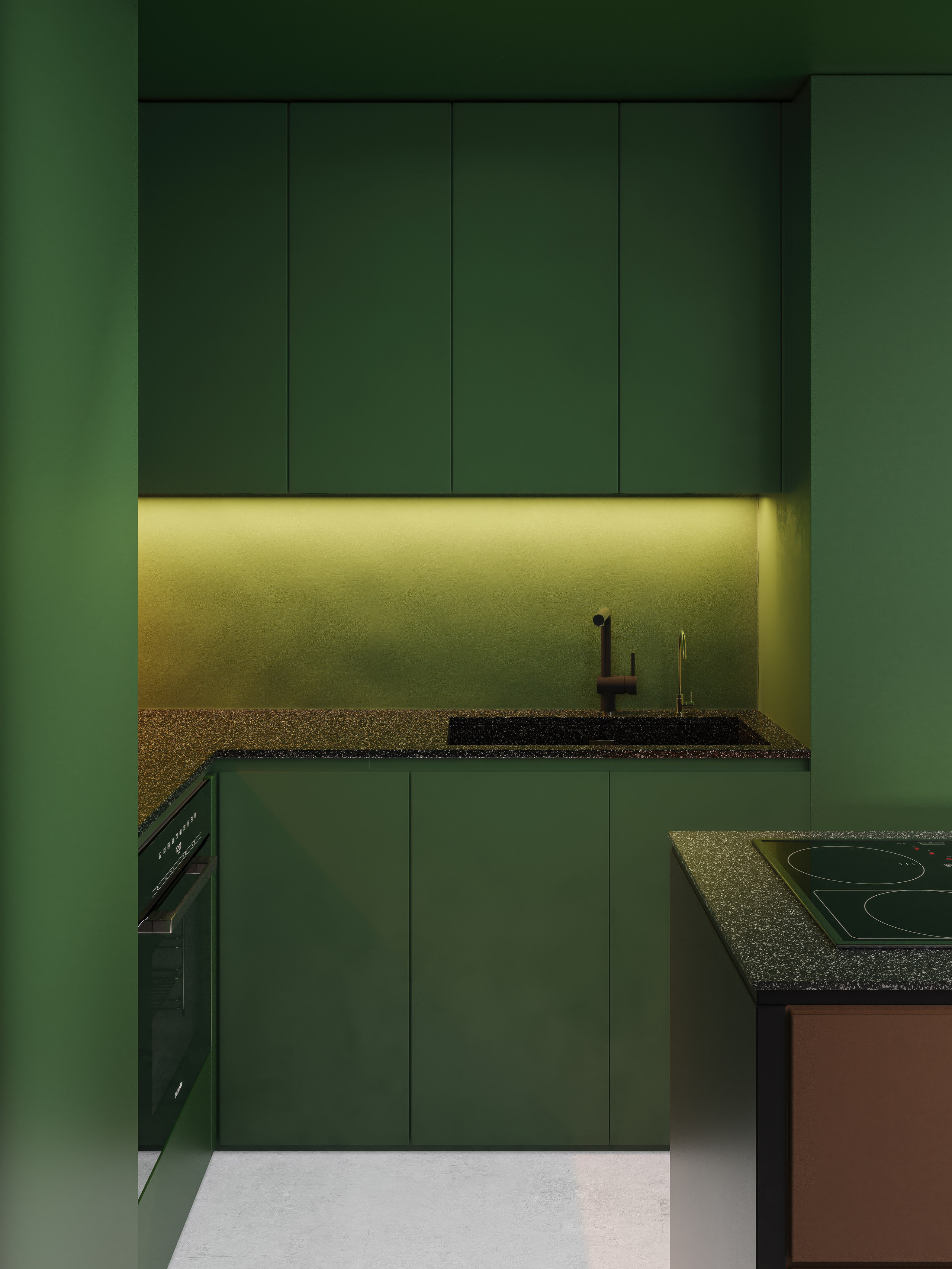 Квартира для WUYU Design. 3D визуализация интерьера и архитектурной среды