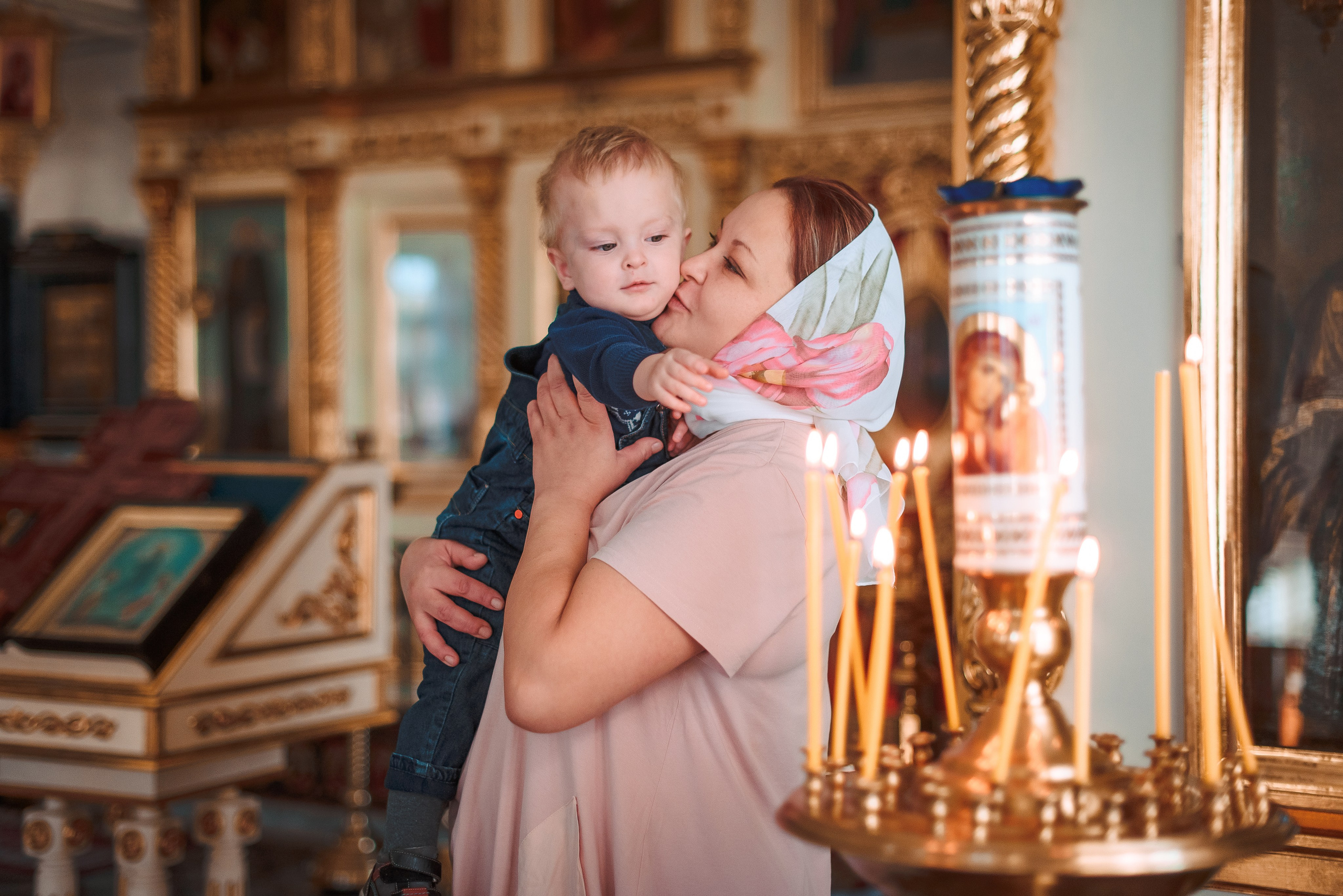 Крещение Макара. Свадебный и семейный фотограф в Москве Юлия Винник