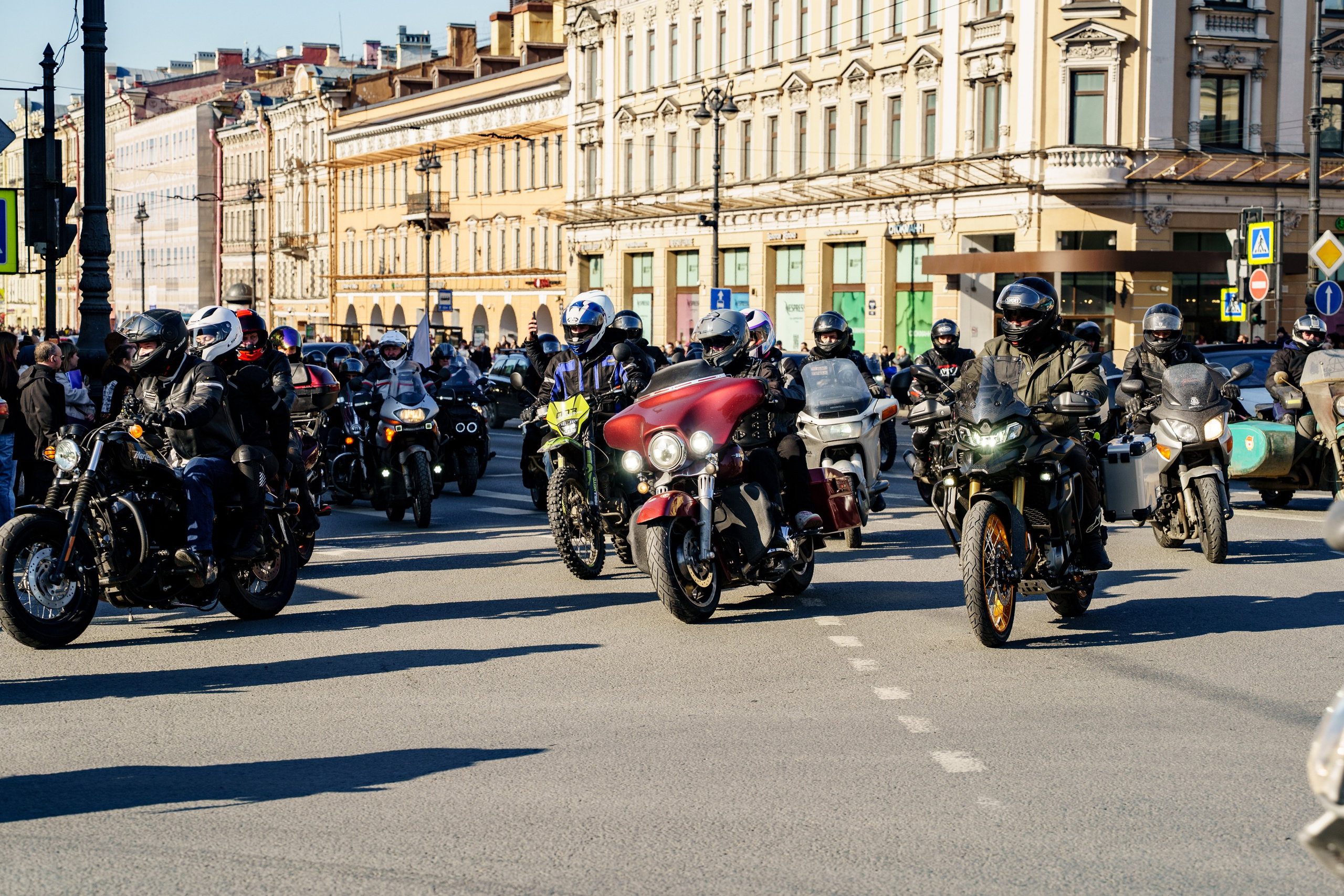Прохват мотоклуба Norman Riders ч.1. Концертный и репортажный фотограф в Санкт-Петербурге Слава Пахомов
