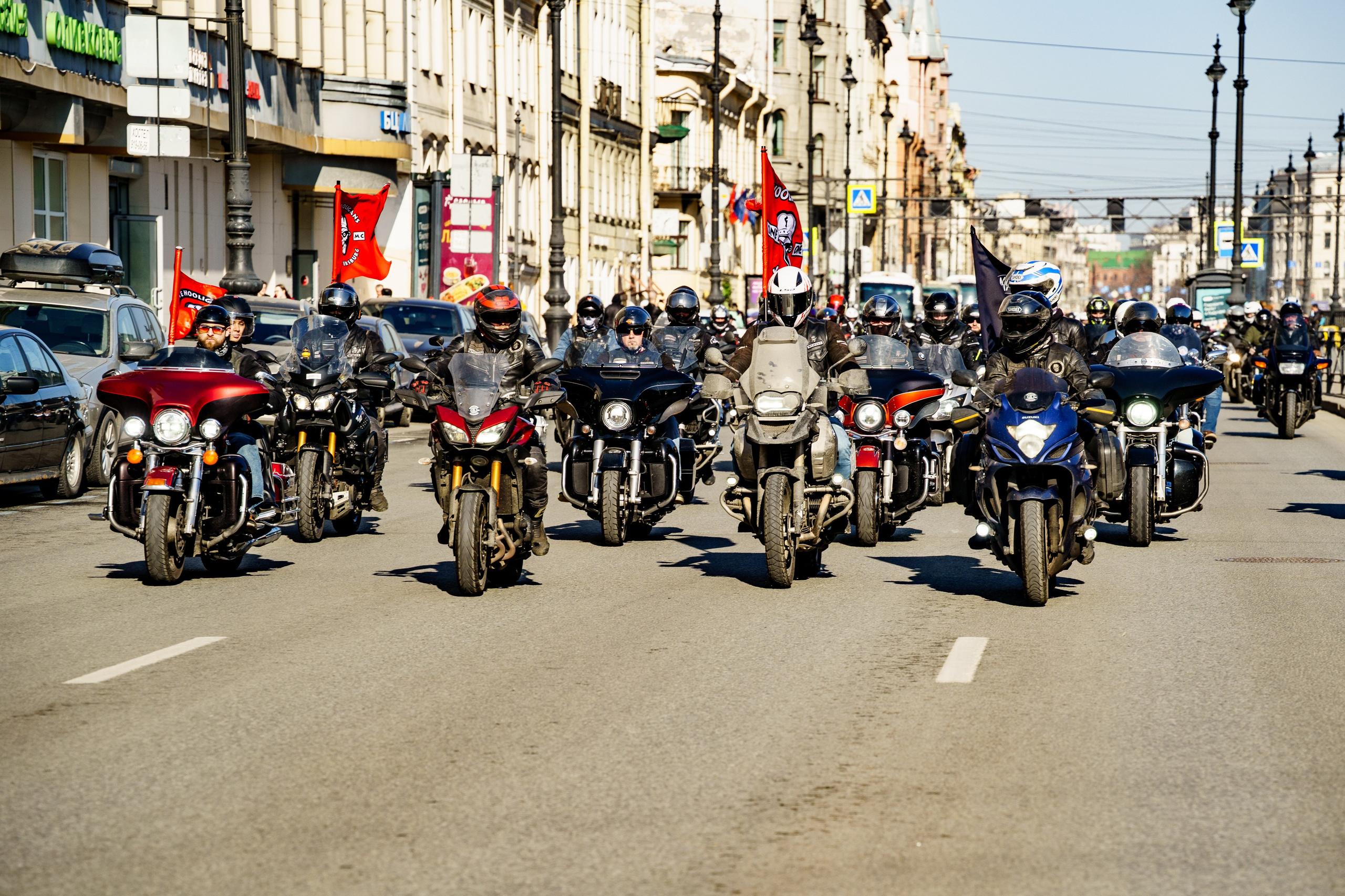 Прохват мотоклуба Norman Riders ч.1. Концертный и репортажный фотограф в Санкт-Петербурге Слава Пахомов