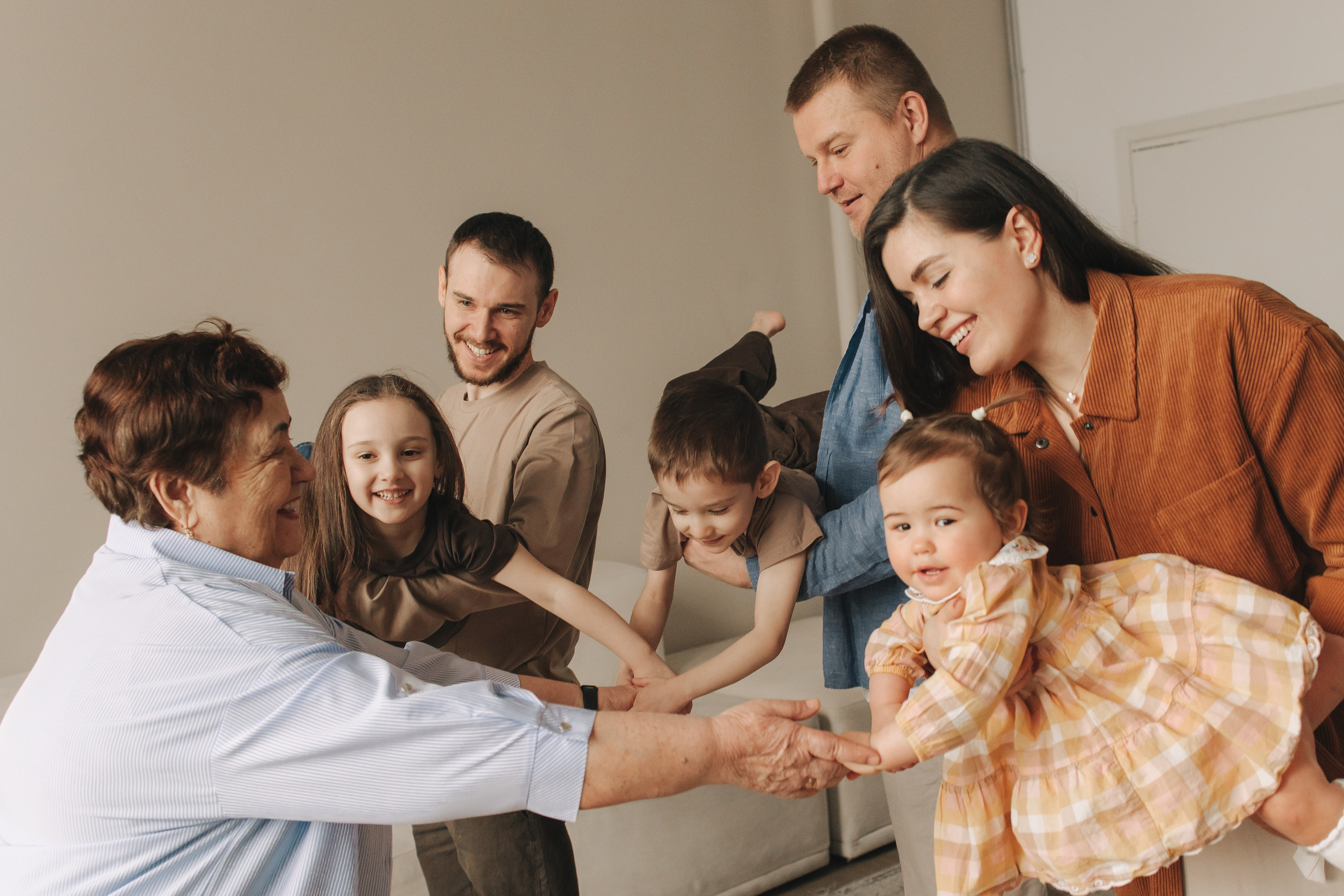 Большая семья. Семейный фотограф Москва Наталия Осьмакова