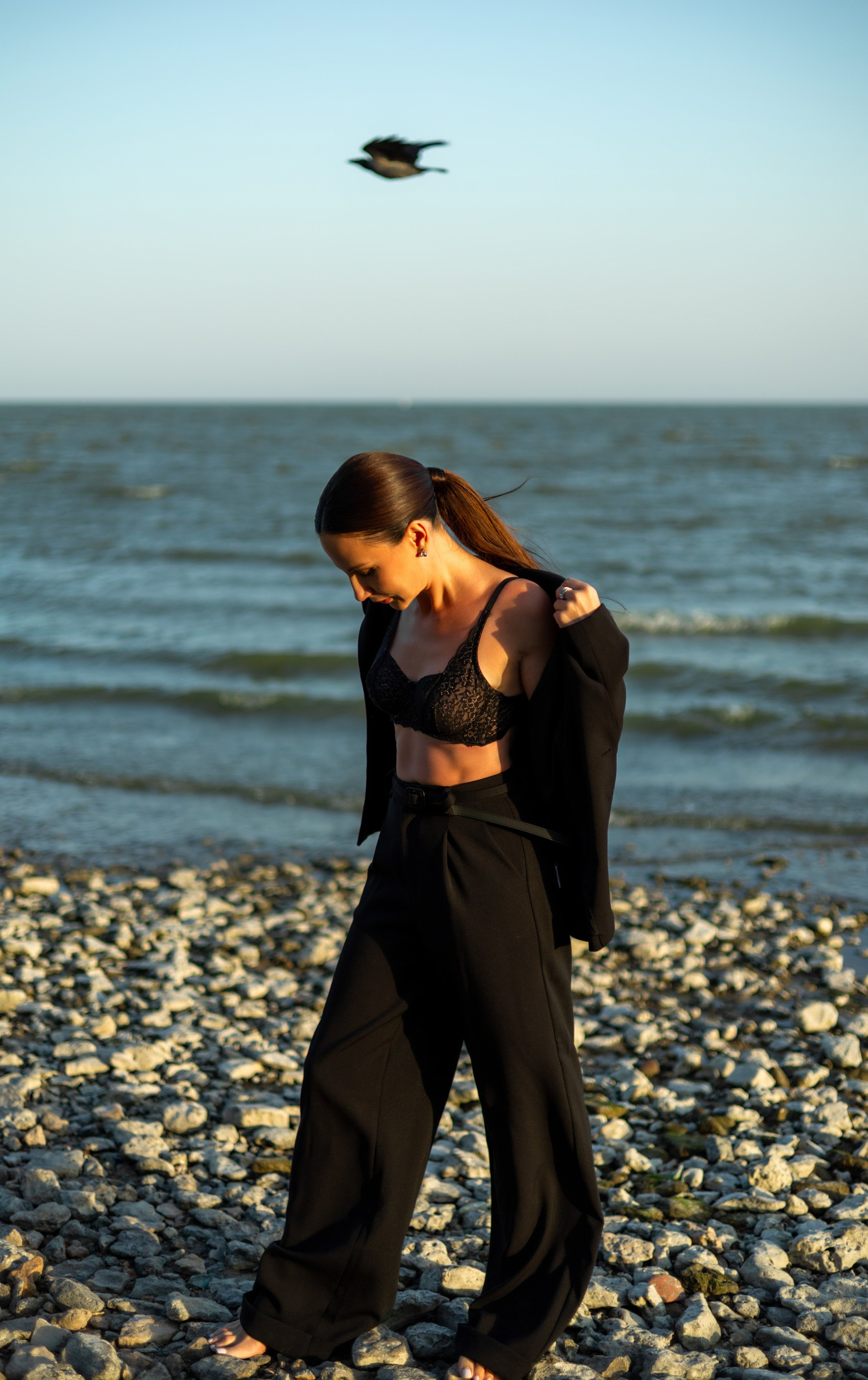 Съемки на улице. Анна Злищева