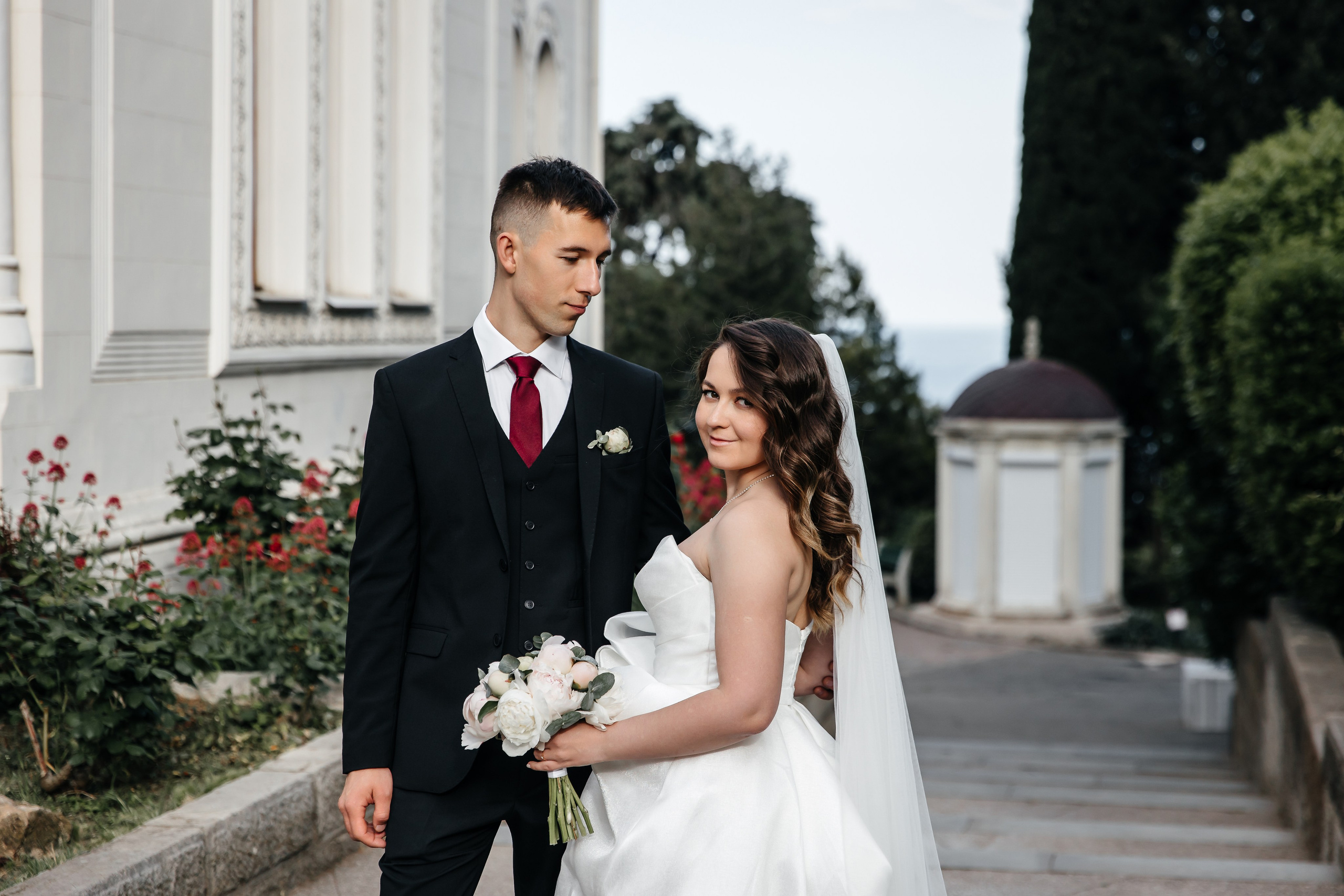 Парк Харакс, май в Крыму. Анонс свадьбы Ильи и Ксении. Свадебный фотограф в Крыму и Севастополе Ольга Баскакова