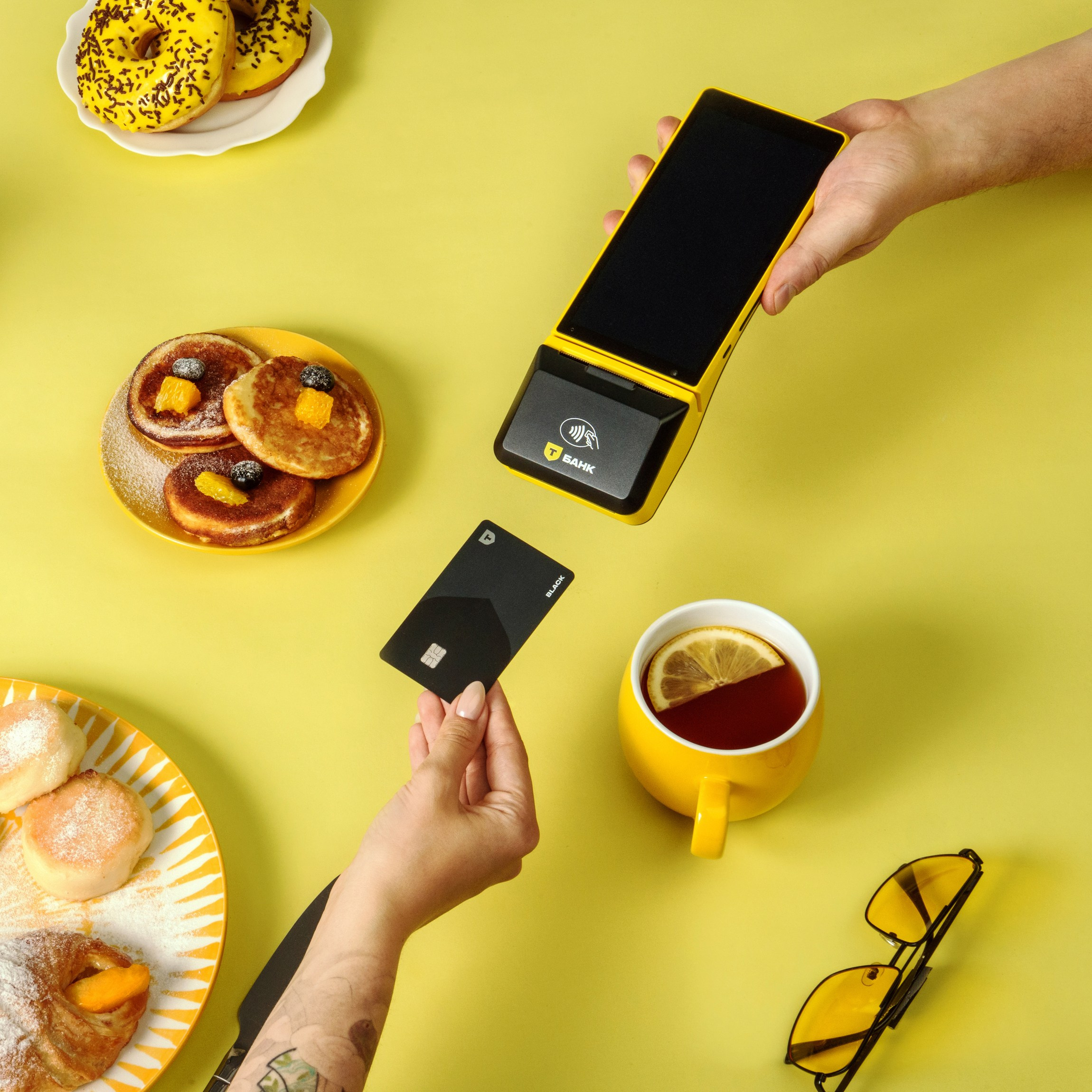 Съёмка продукта «Терминал Т-Банк»