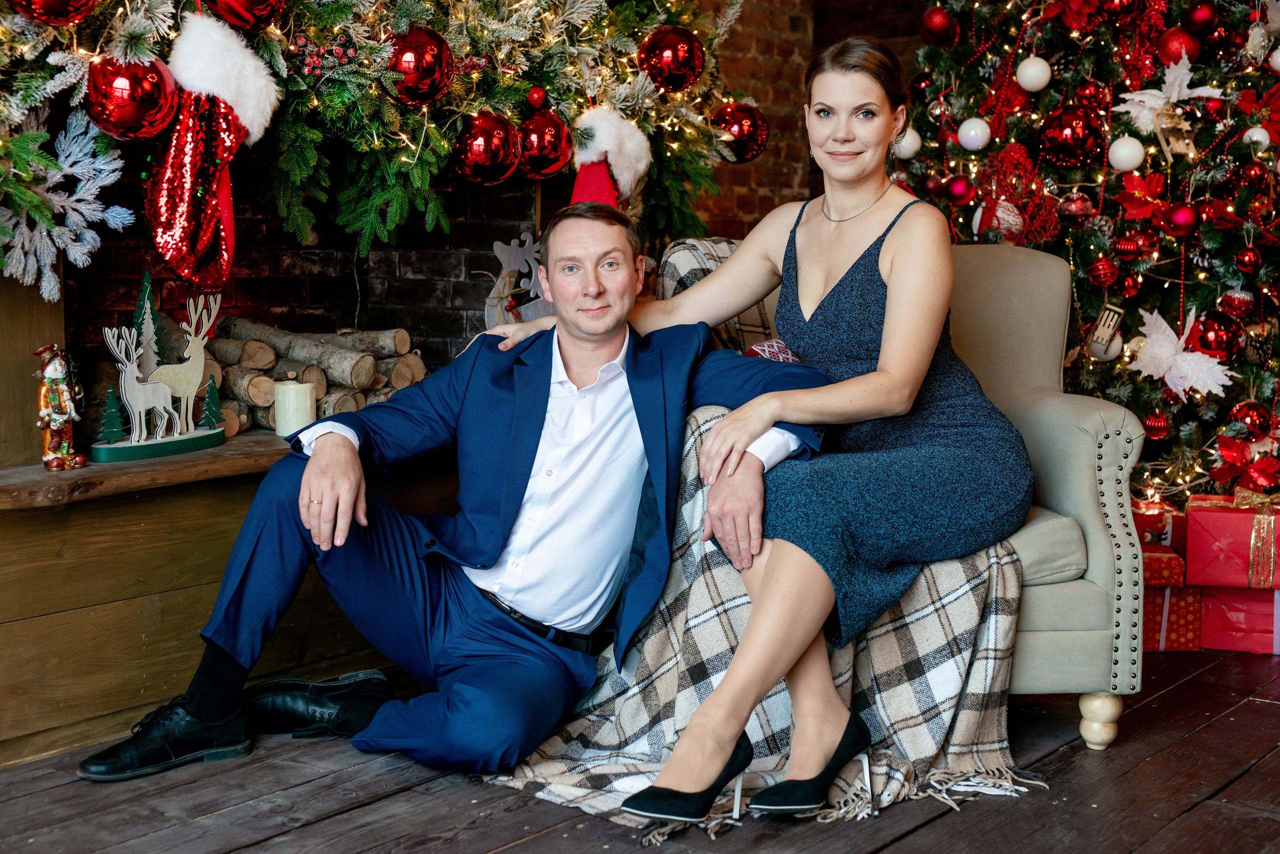 Новогодняя классика. Портретный, семейный и свадебный фотограф в Санкт-Петербурге и в Пушкине Ширяев Денис