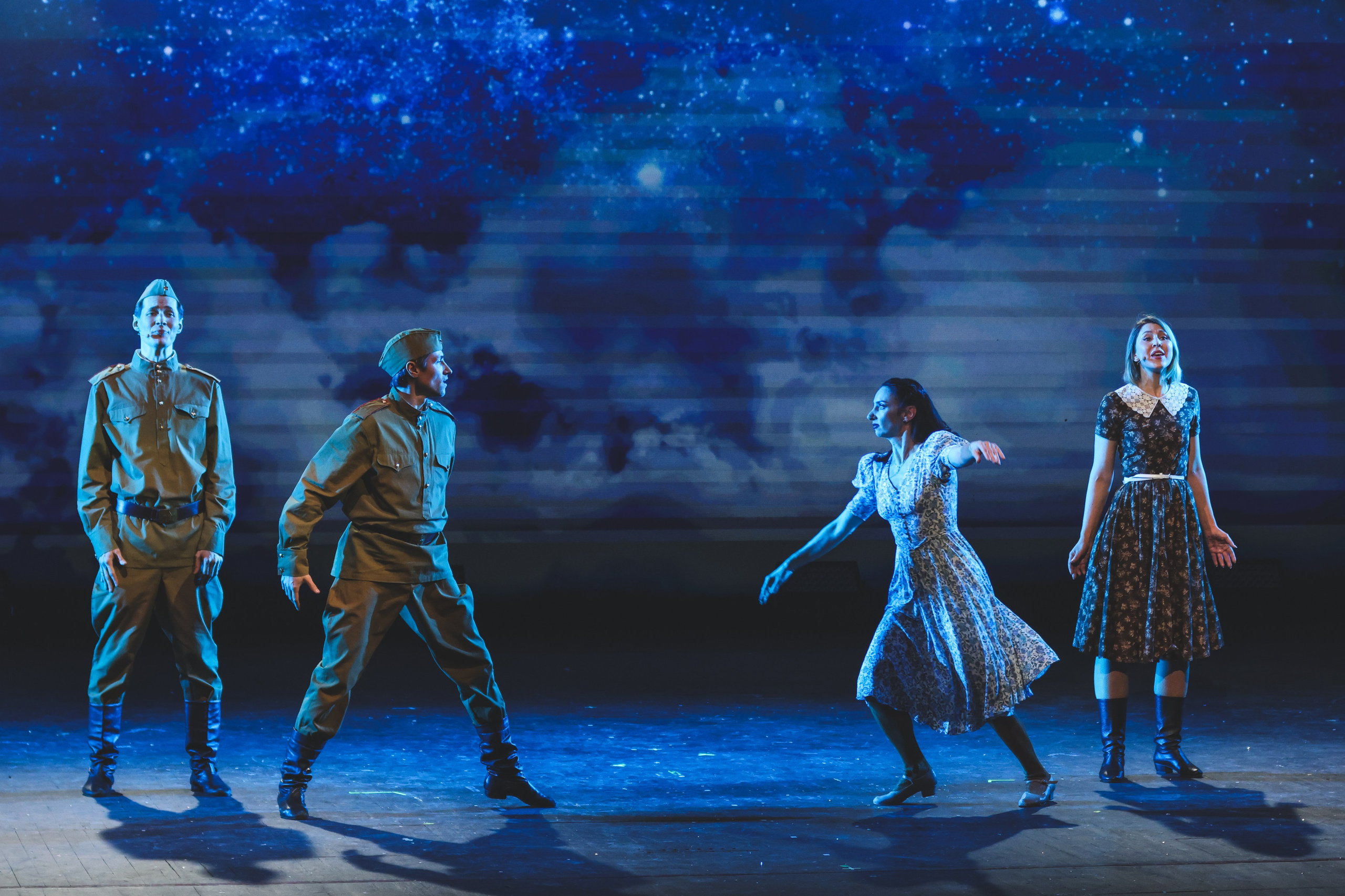 Василий Теркин, театр «Русская песня». Фотограф Ольга Махалова — Санкт-Петербург, Москва, Нижний Новгород