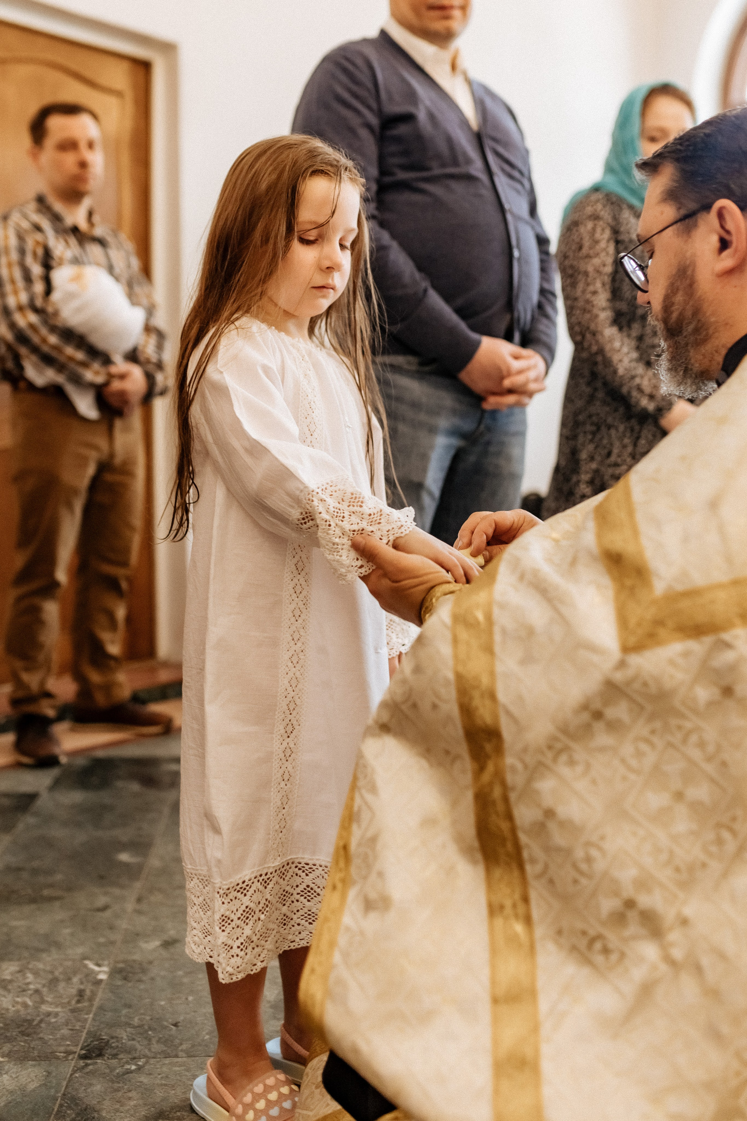 Крещение. Церковь иконы Божией Матери Живоносный Источник в Царицыно. Профессиональный фотограф, Москва |Видное Елена Елизарова