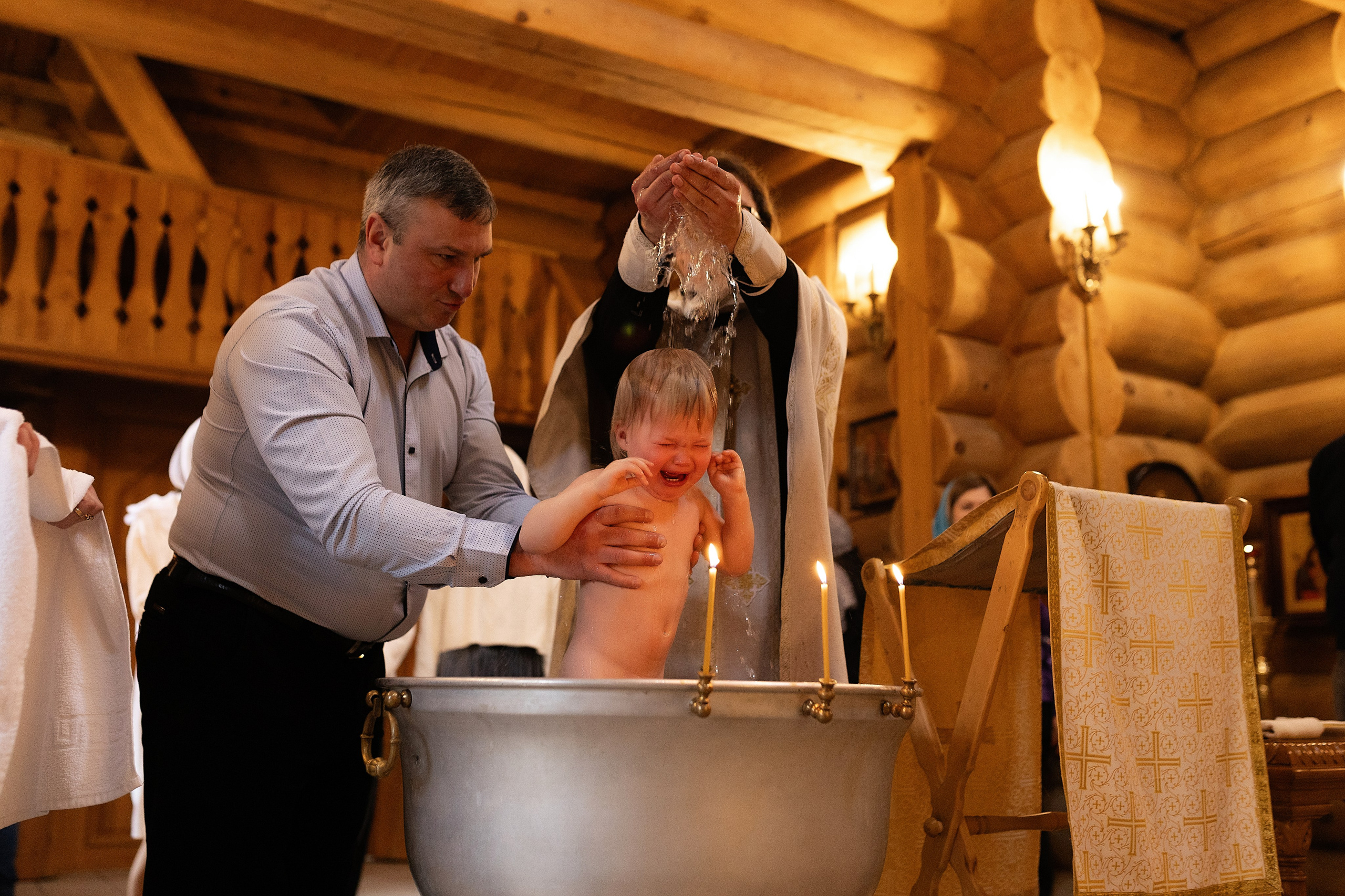 Таинство Крещения Ксении. Фотограф в Железнодорожном и Балашихе