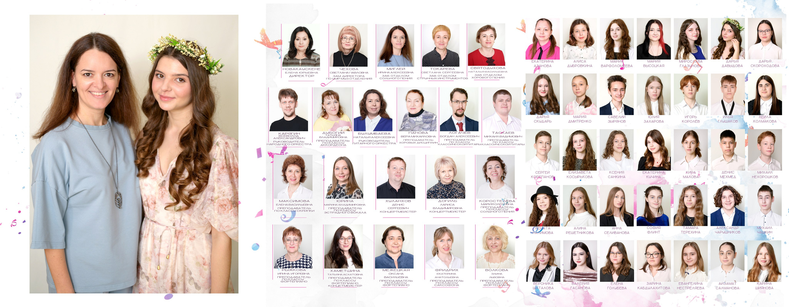 Выпукные альбомы МАУ ДО «ДШИ «ГАРМОНИЯ» 2025. Фотограф новорожденных, семейный детский в Тюмени Татьяна Морозова