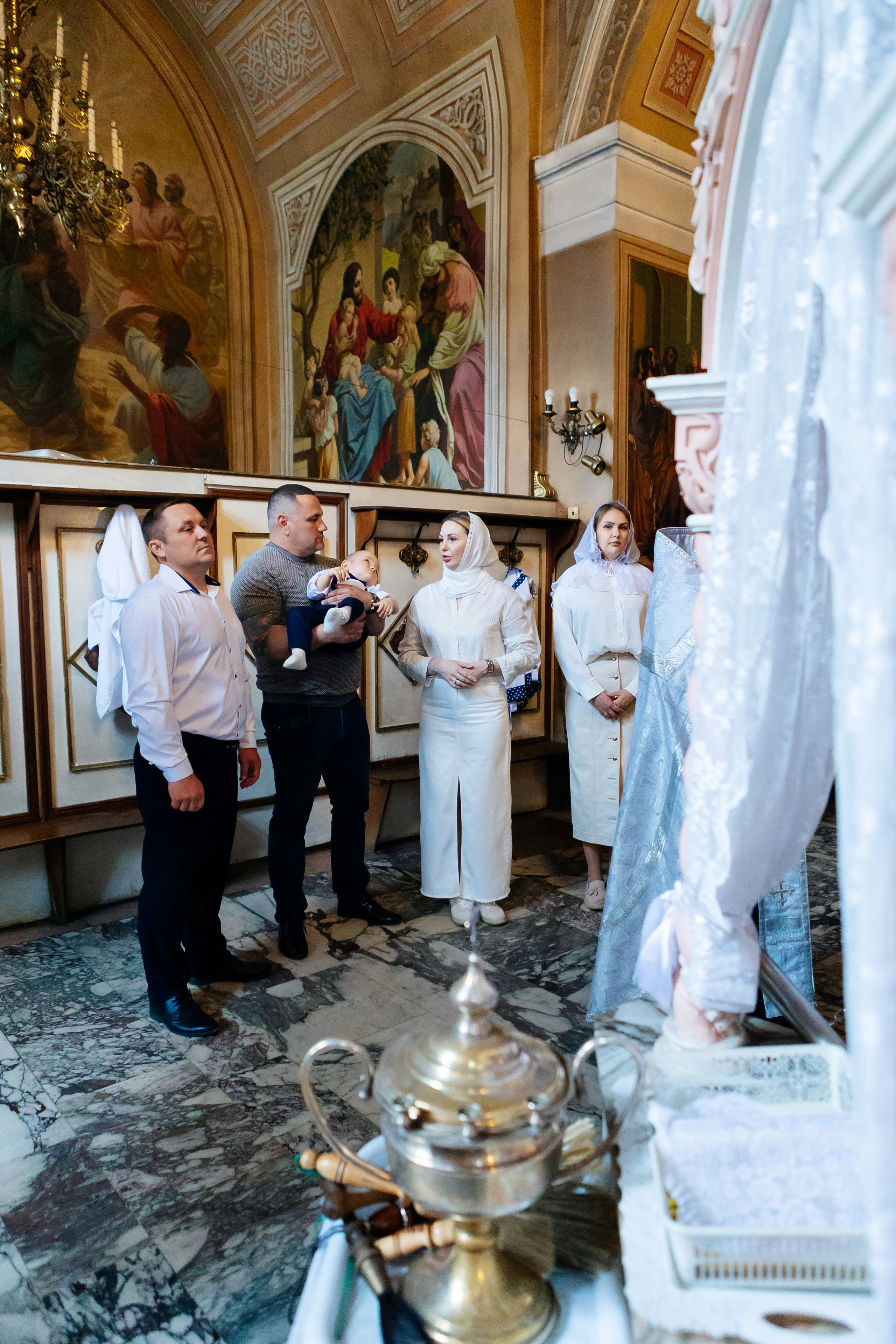 Крещение Даниила. Семейный и детский фотограф в Москве Александра Мак