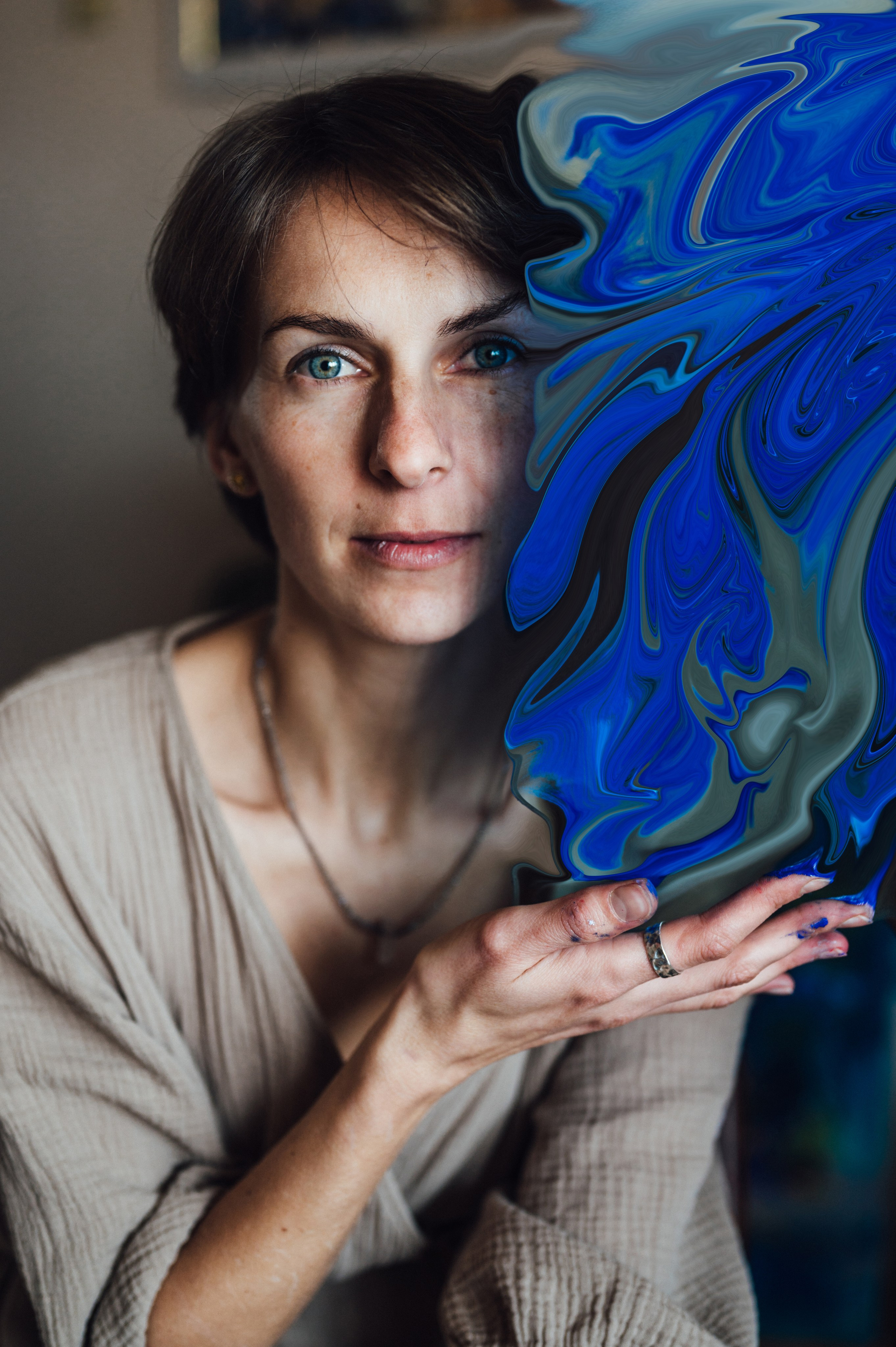 Анастасия. Фотосессия для художницы. Мария Кобзева, фотограф в Ялте, Крым