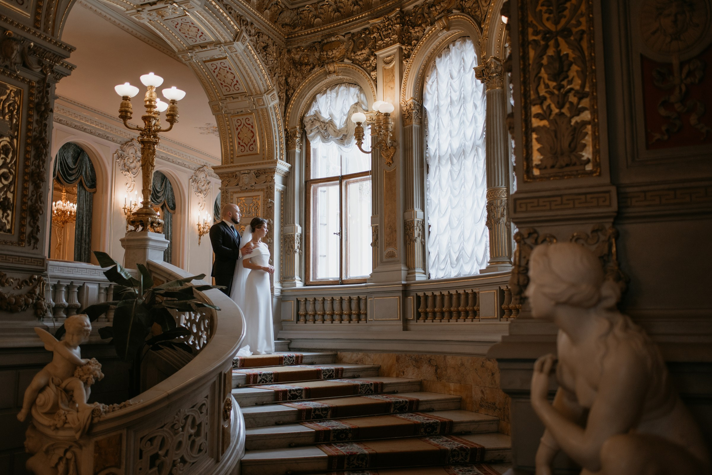 свадебная фотосессия в Доме Учёных