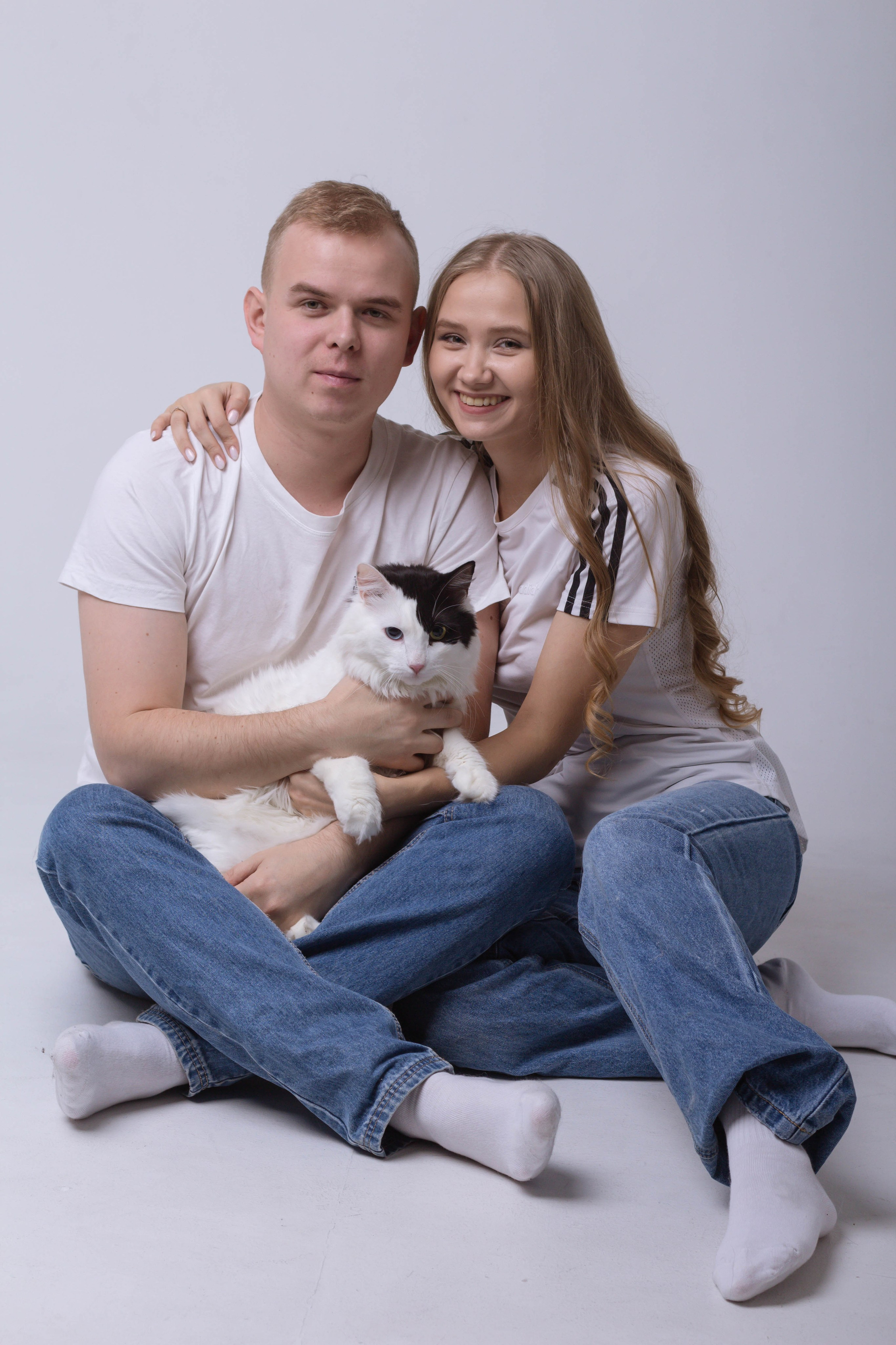 Анна и ее котики. LYU PHOTOGRAPHY