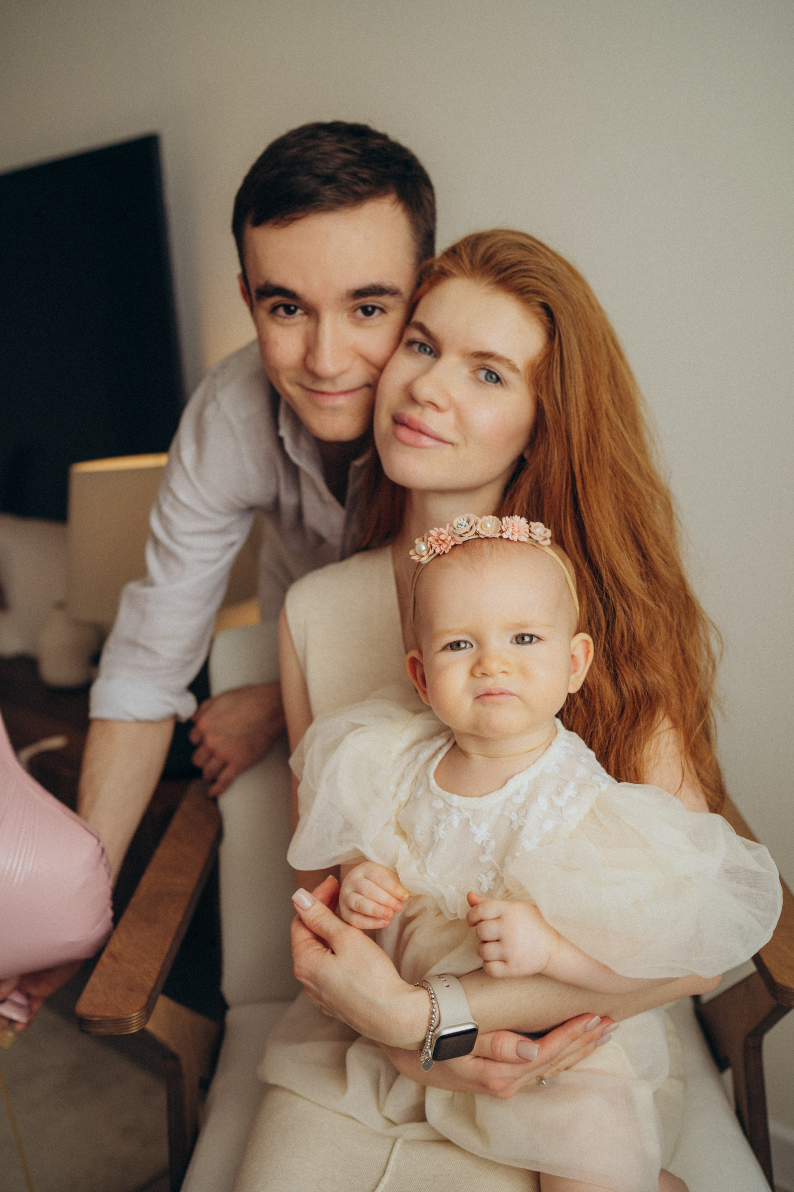 Самый первый день рождения. Семейный фотограф в Москве Елена Гильманова