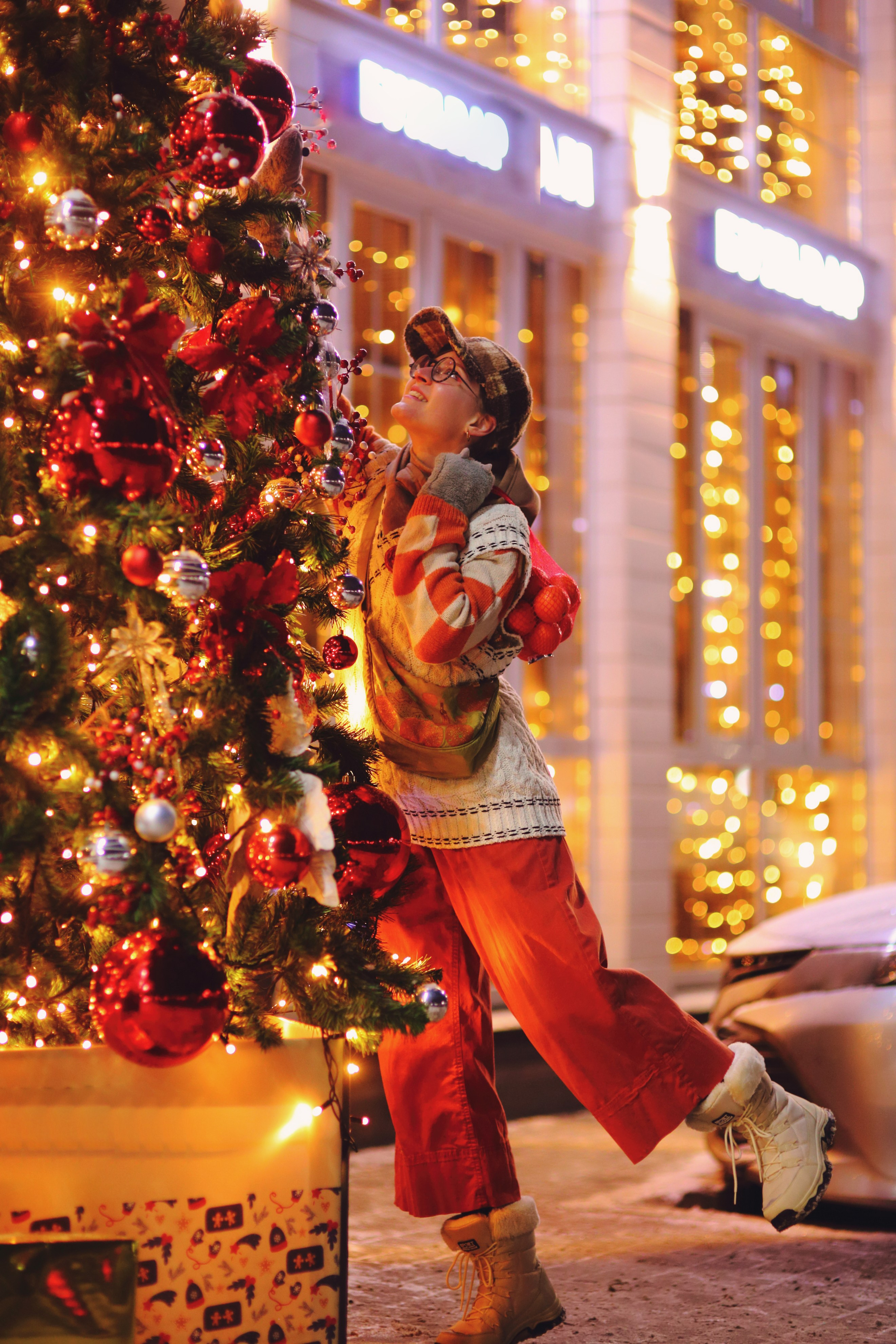 Новогодняя фотосессия в городе. Свадебный и репортажный фотограф в Ярославле и Санкт-Петербурге Роман Микрюков