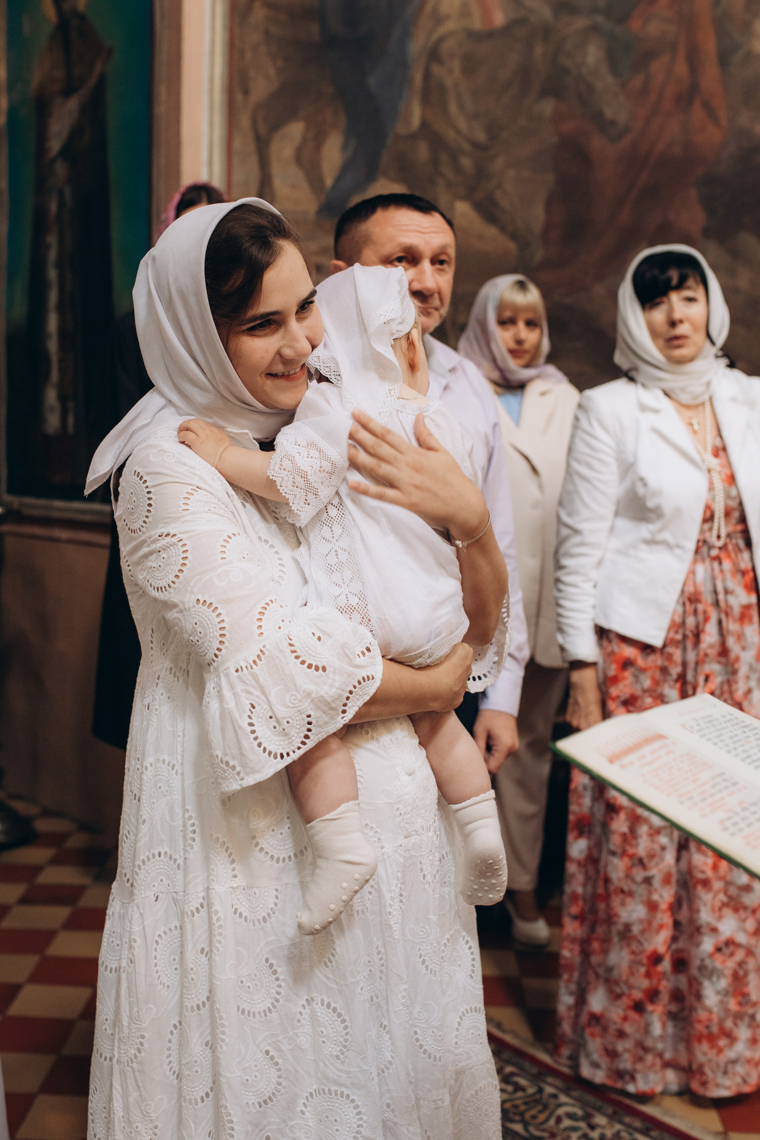Крещение Христина. Семейный и домашний фотограф в Москве и МО Королева Валерия