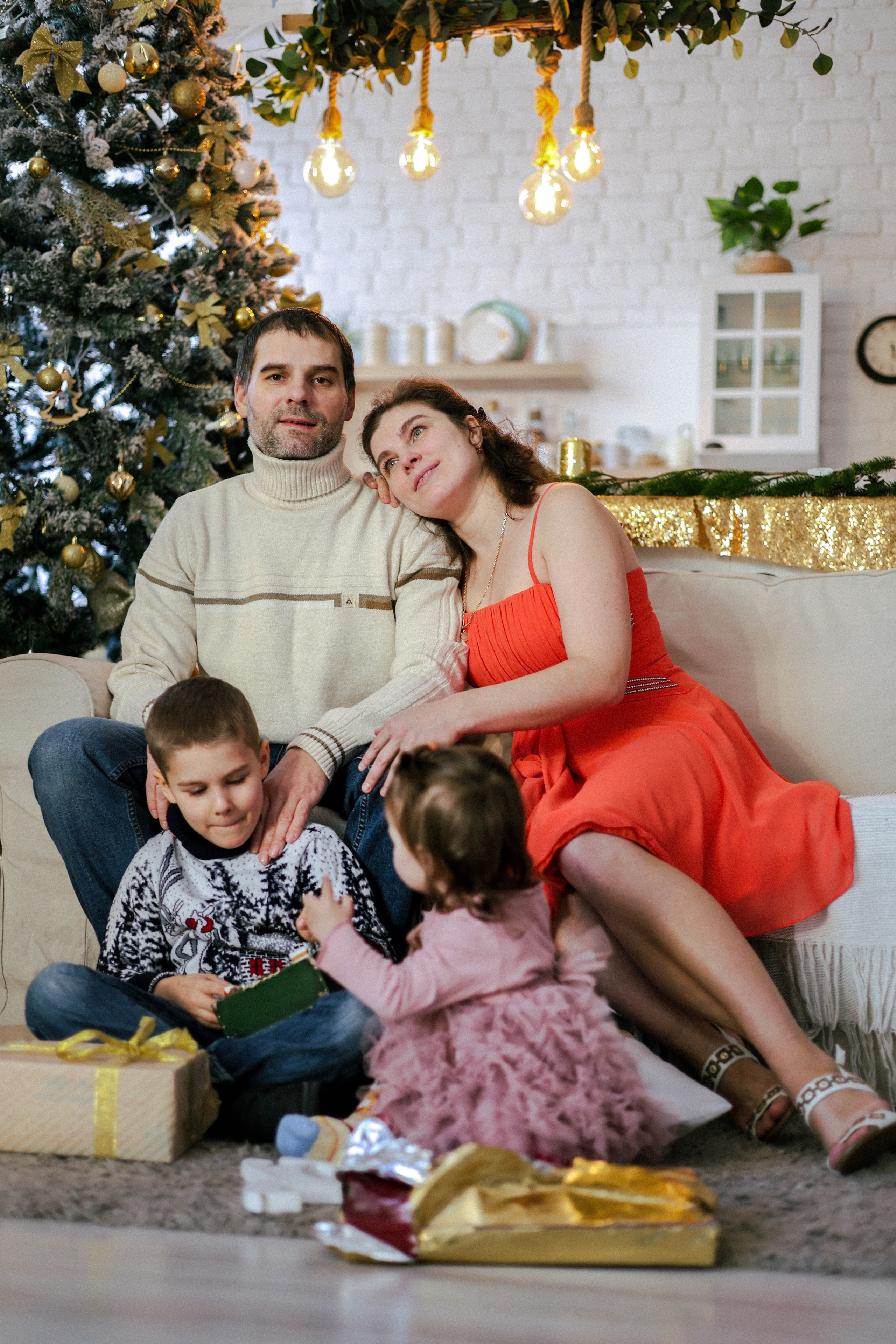 Новогодняя история «Нелля и ее семья». Фотограф в Москве Анастасия Калинина