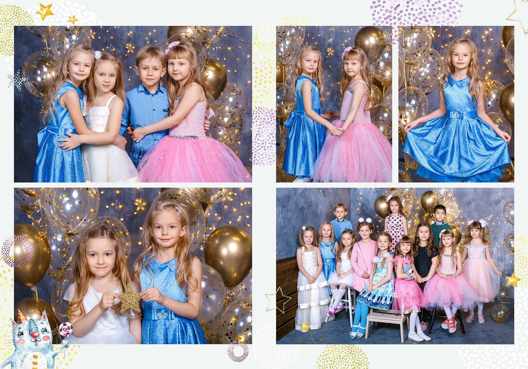 КОТИКИ. Выпускные альбомы в школе и детском саду