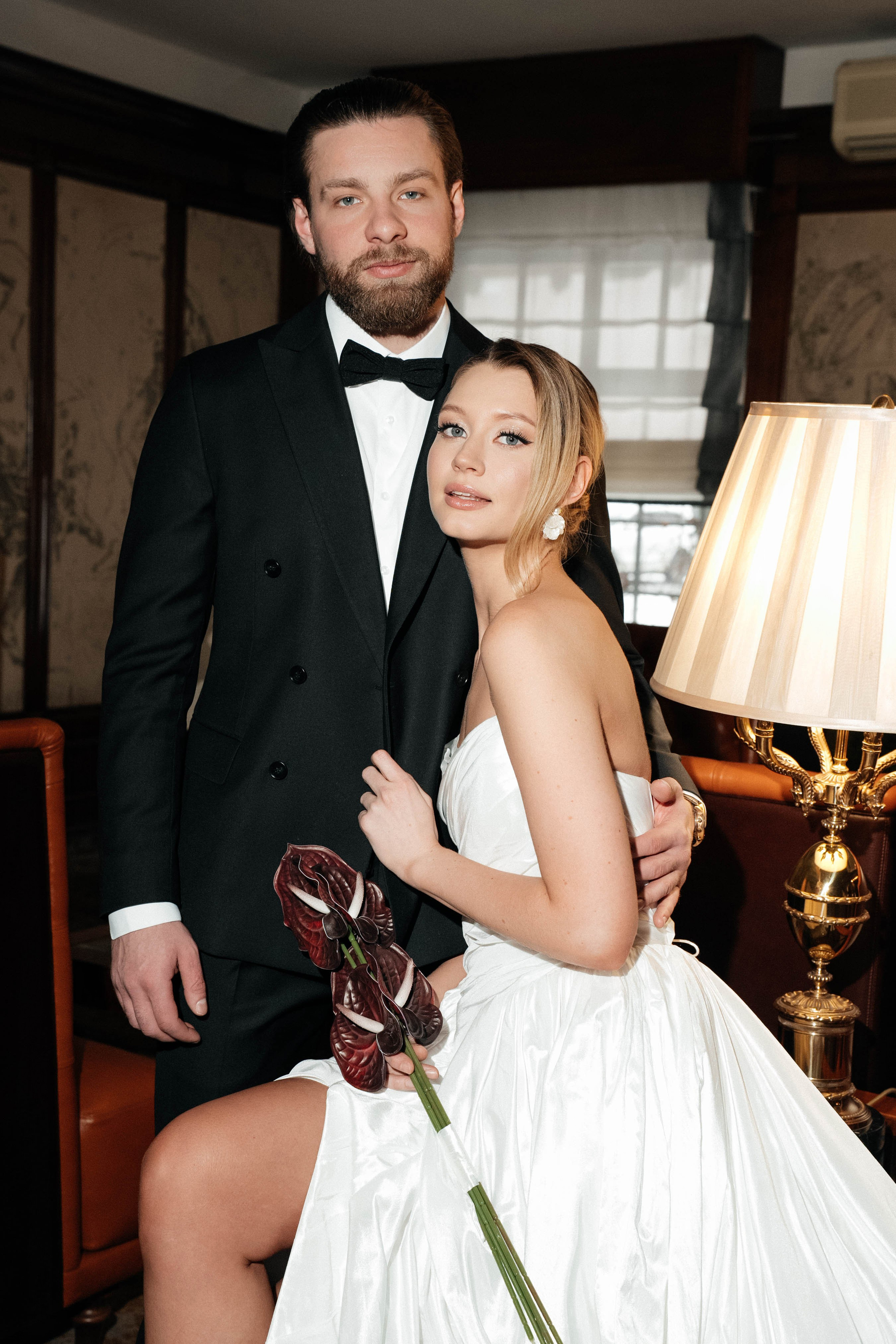 Алексей и Анастасия, творческая съемка в отеле Амбассадор. Свадебный фотограф Москва Александра Аверкова