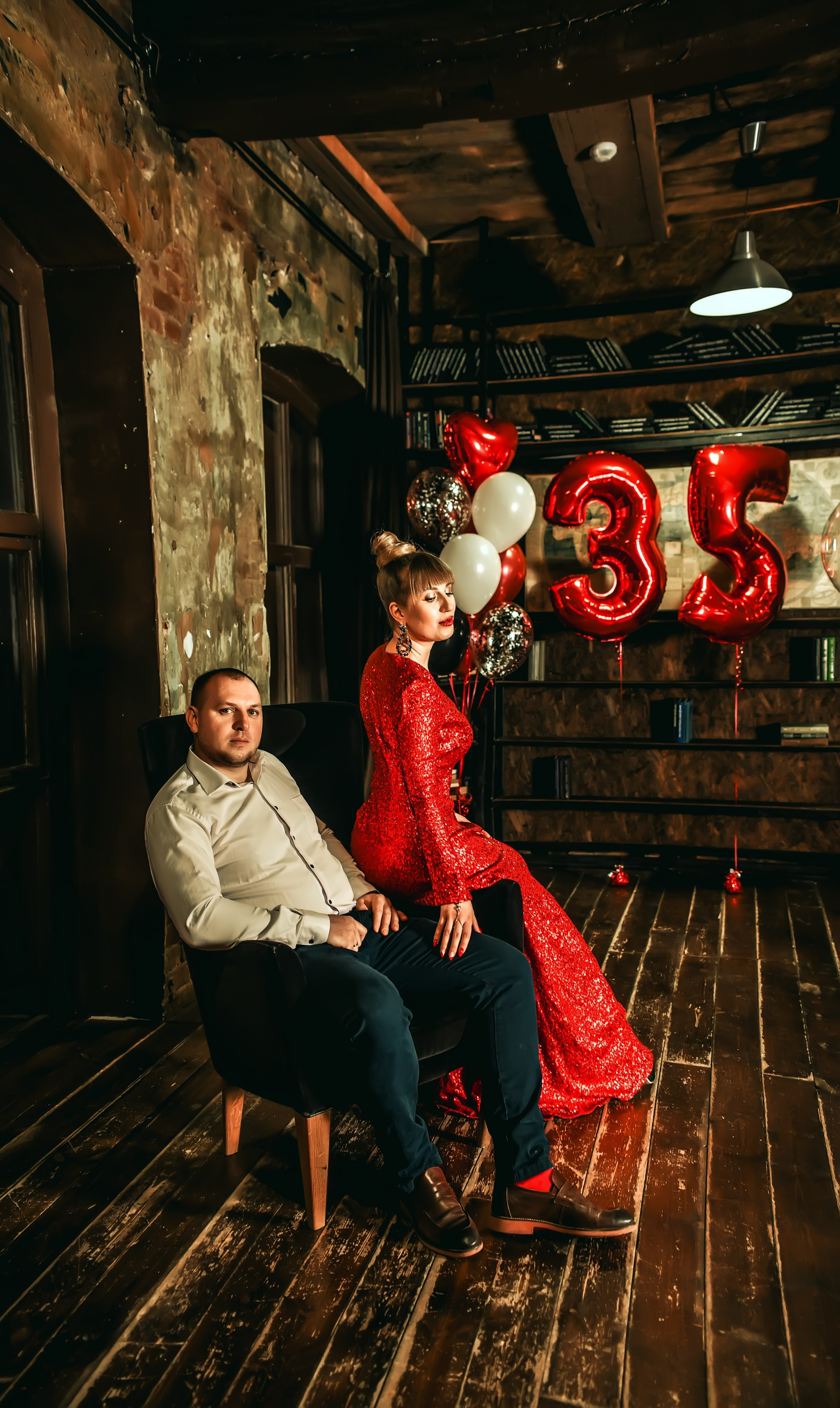 Тематическая вечеринка на юбилей 35 лет. Свадебный, семейный, детский, контент фотограф в Омске Максим Ильин