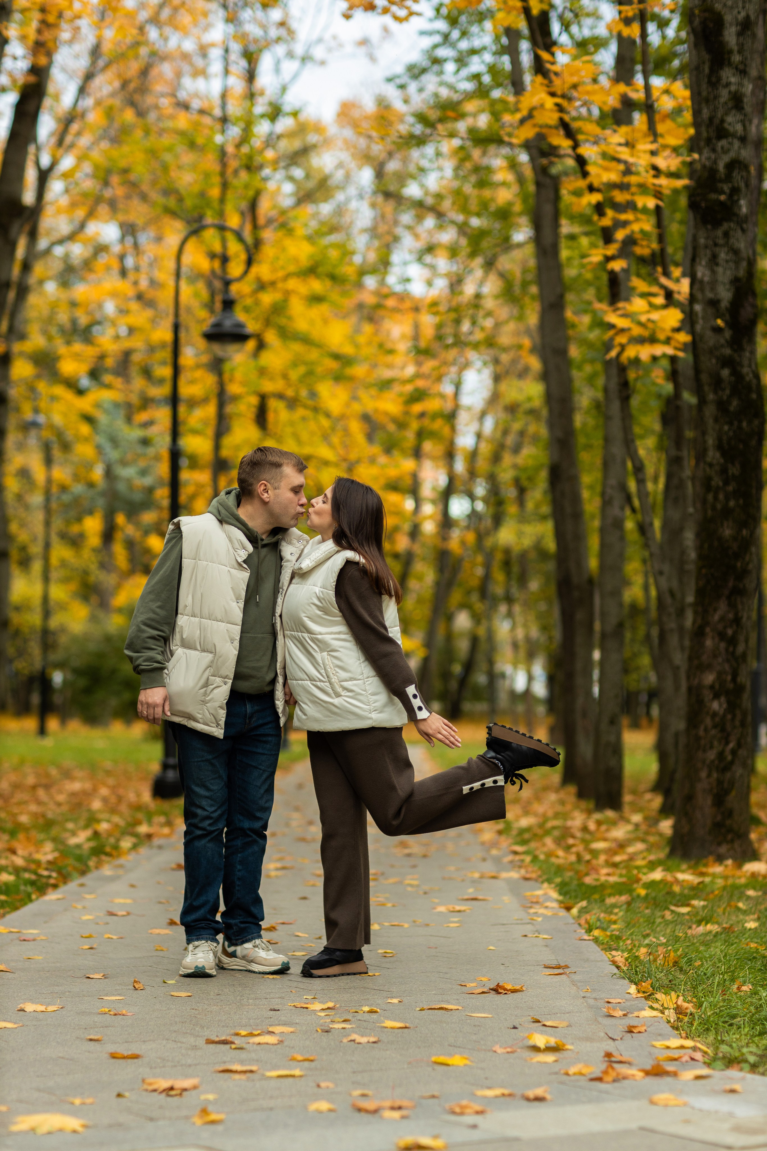 Осень на Речном вокзале. Семейный и детский фотограф в Москве Олеся Маркина