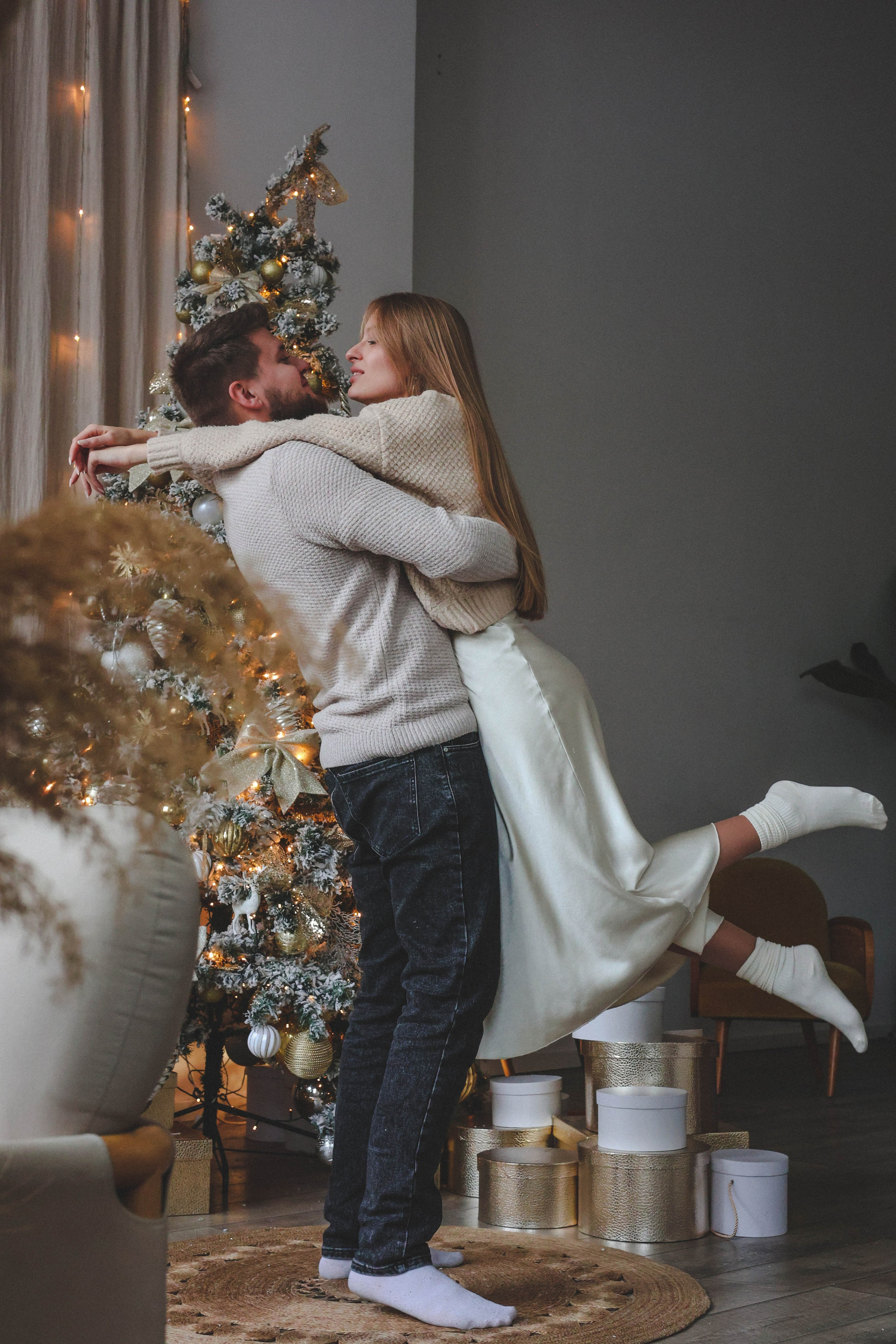 Новогодняя история «Кира и ее семья». Фотограф в Москве Анастасия Калинина