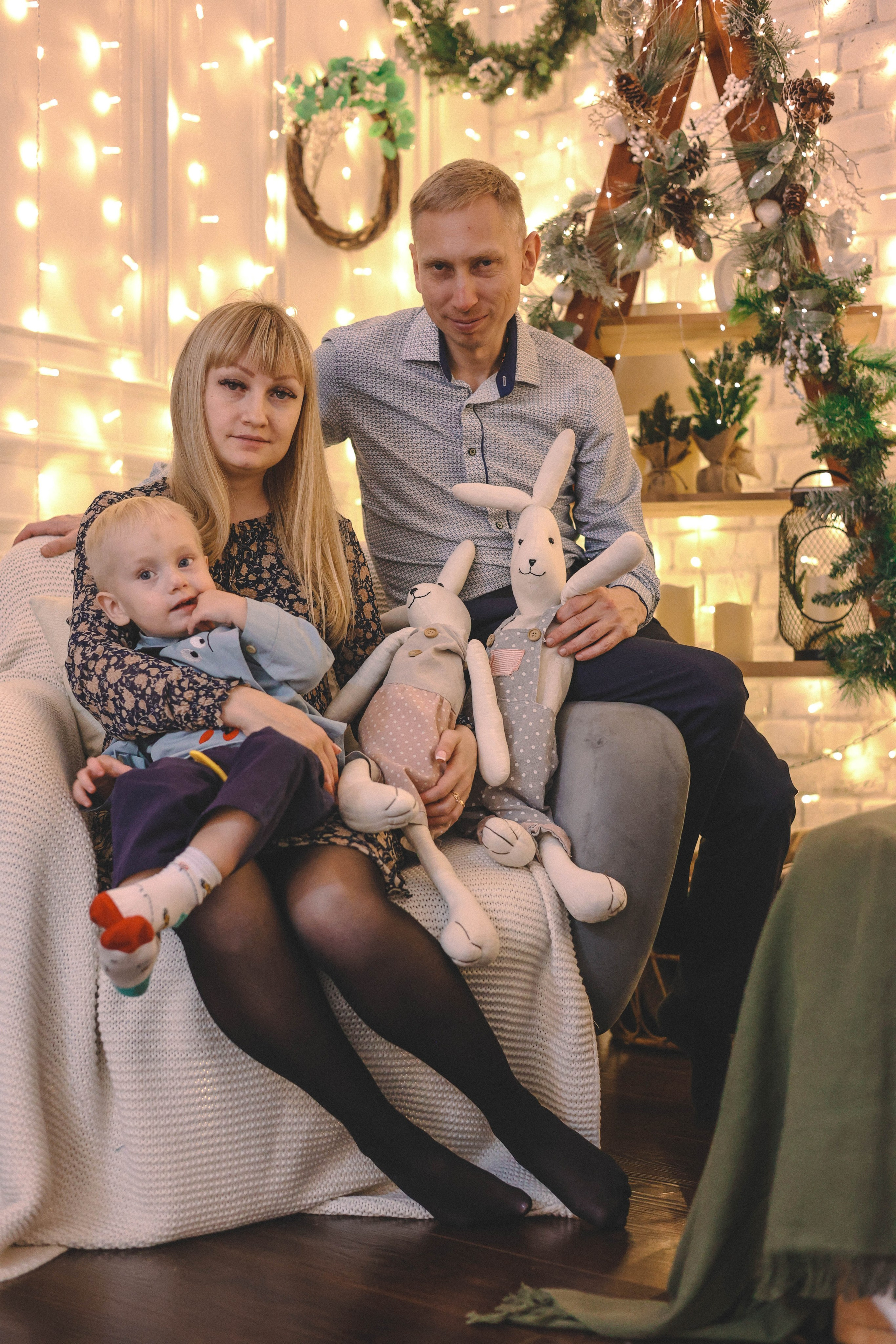 Новогодняя история «Мария и ее семья». Фотограф в Москве Анастасия Калинина