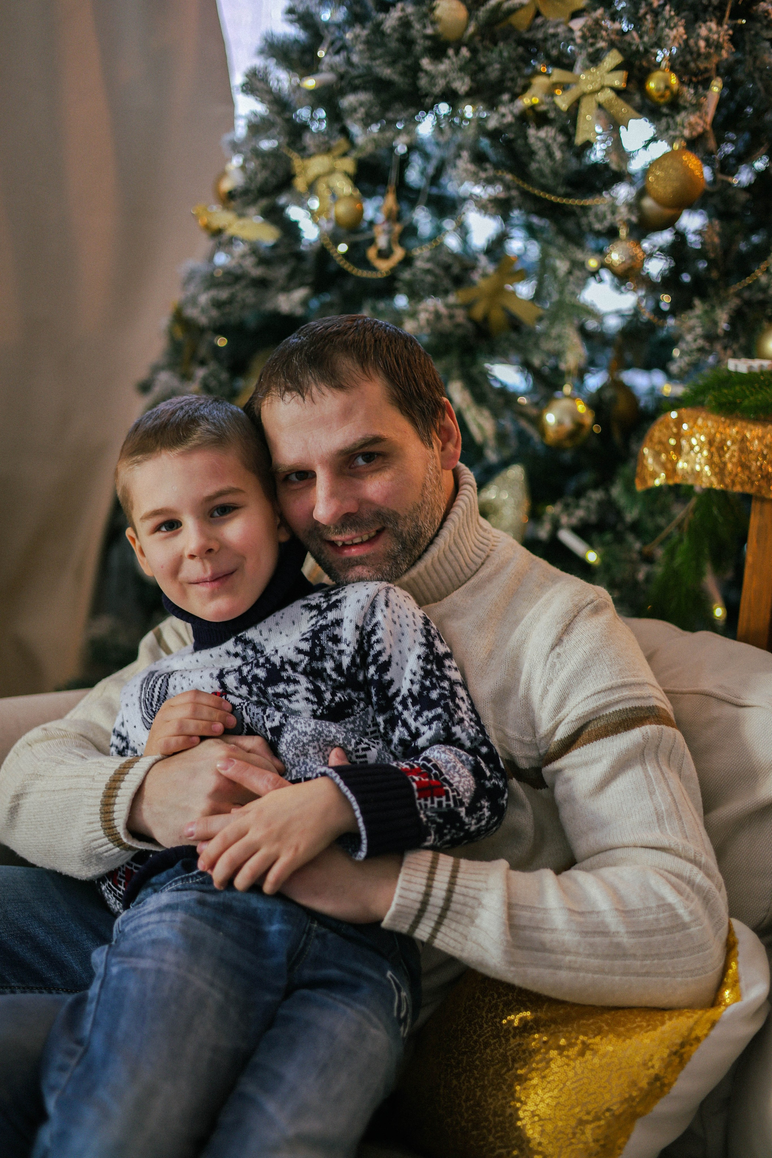 Новогодняя история «Нелля и ее семья». Фотограф в Москве Анастасия Калинина