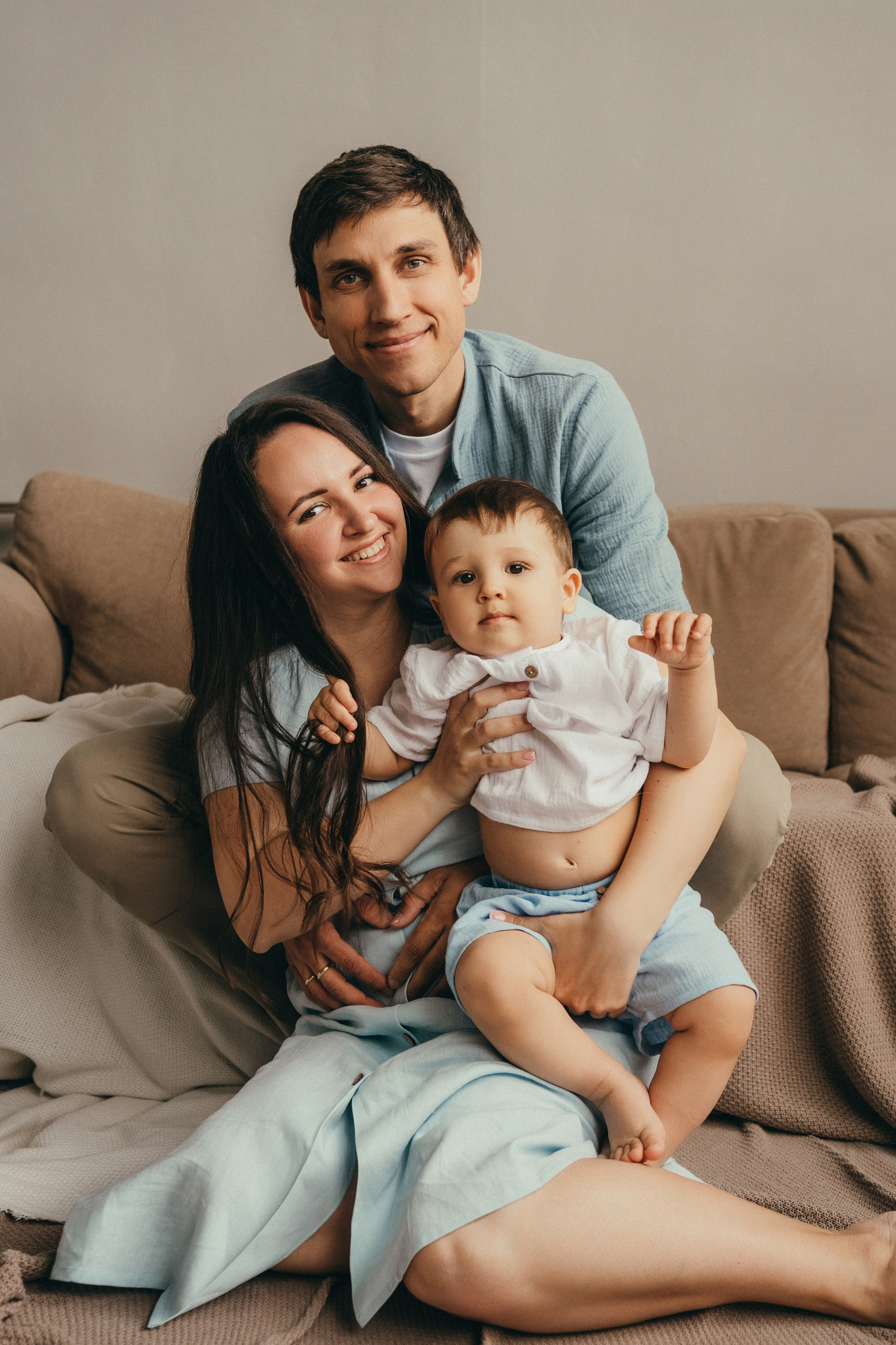 Дима, Настя, Макар и Серофим. Семейный фотограф • Домашние съемки в Нижнем Новгороде