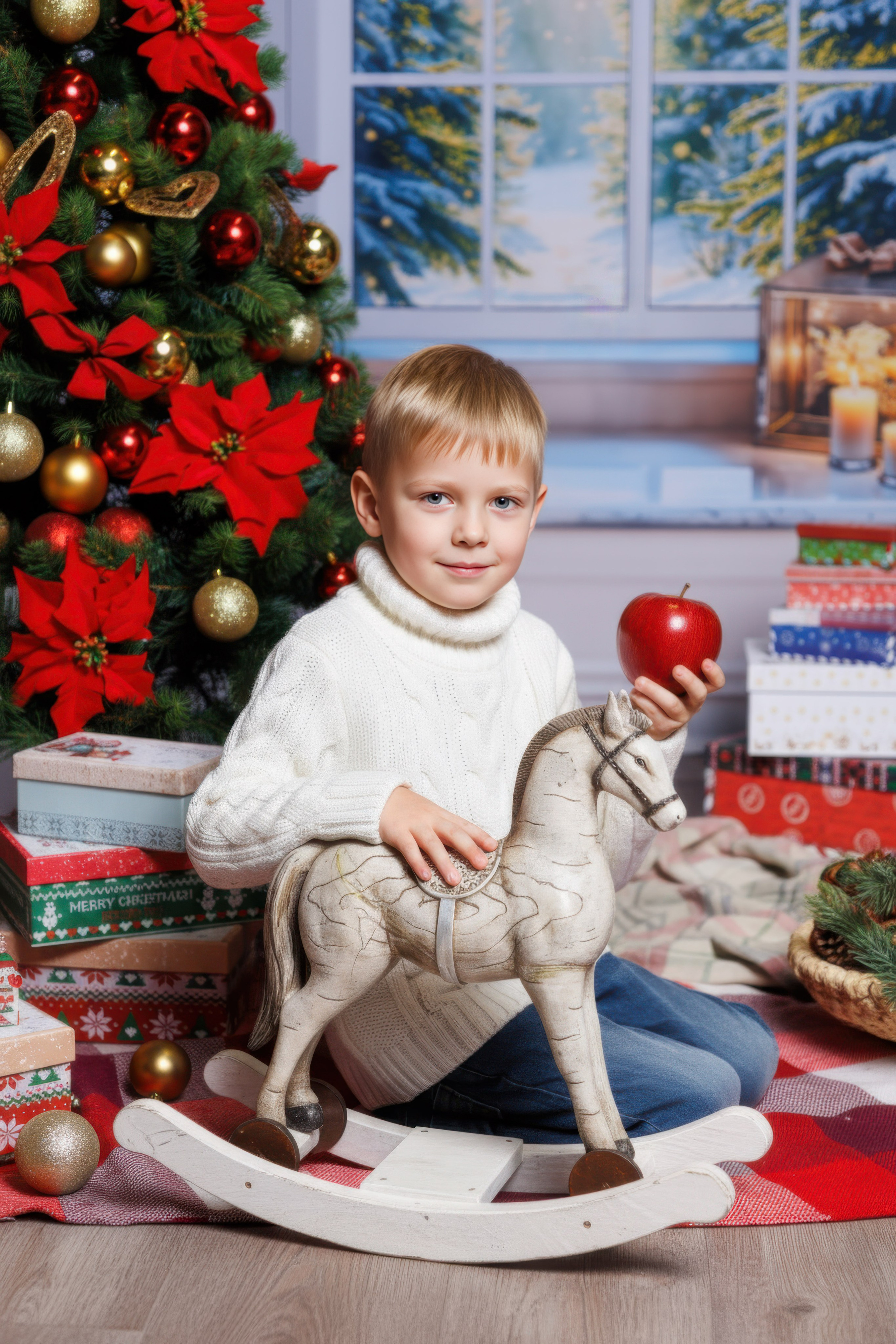 Рождество. Детская фотостудия Москва