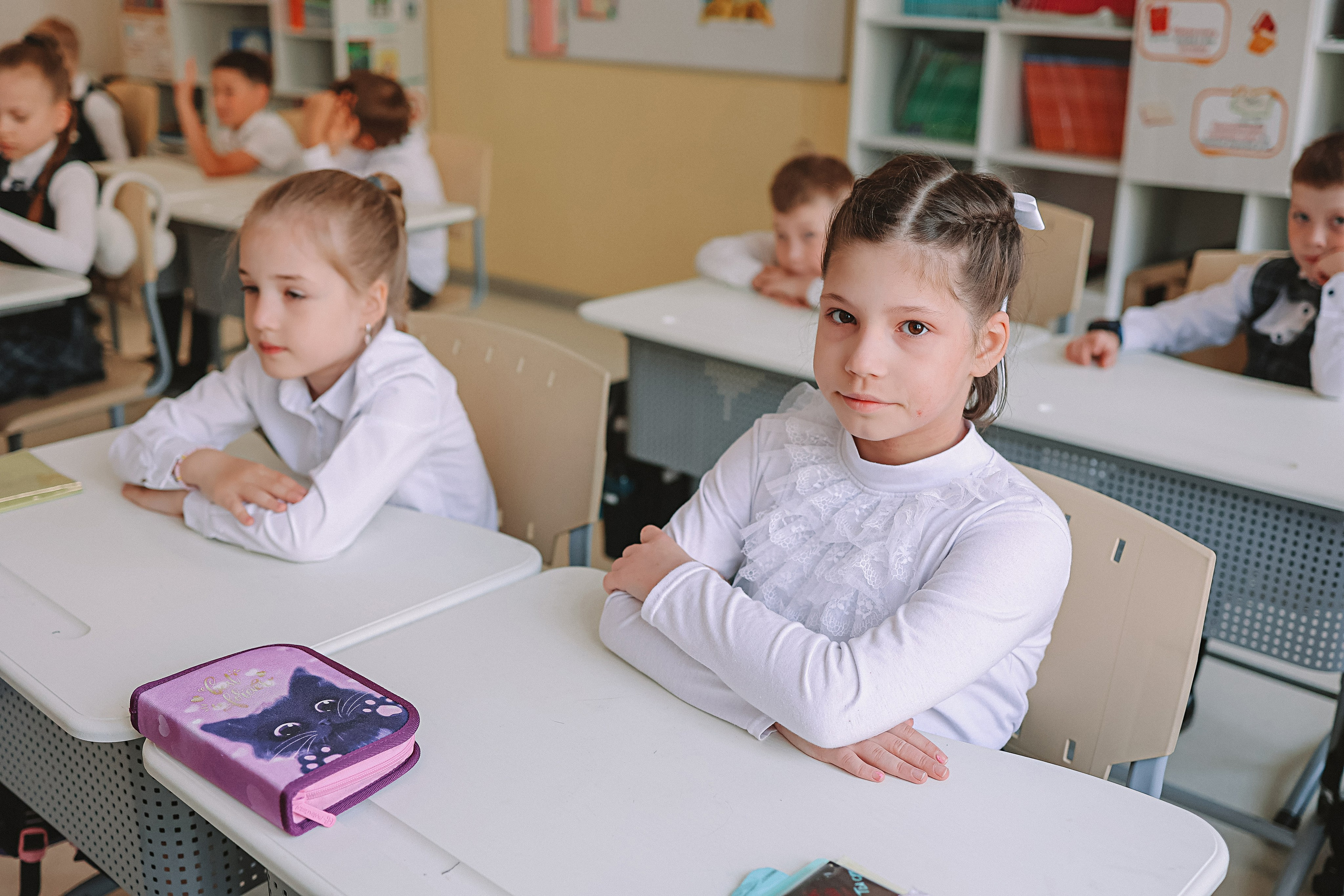 Один день в школе 1 класс. Семейный фотограф Тюмень, фотограф на роды Салмина Мария
