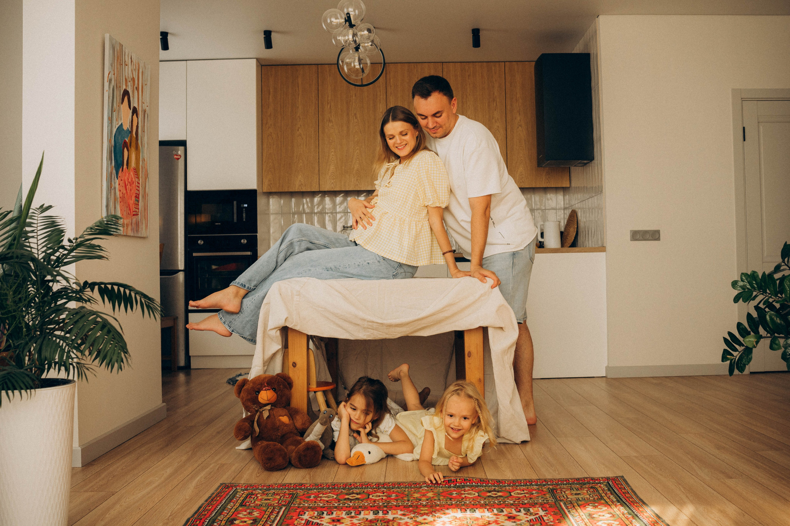 Лера, Антон, Алиса, Моника. Семейный фотограф в Краснодаре