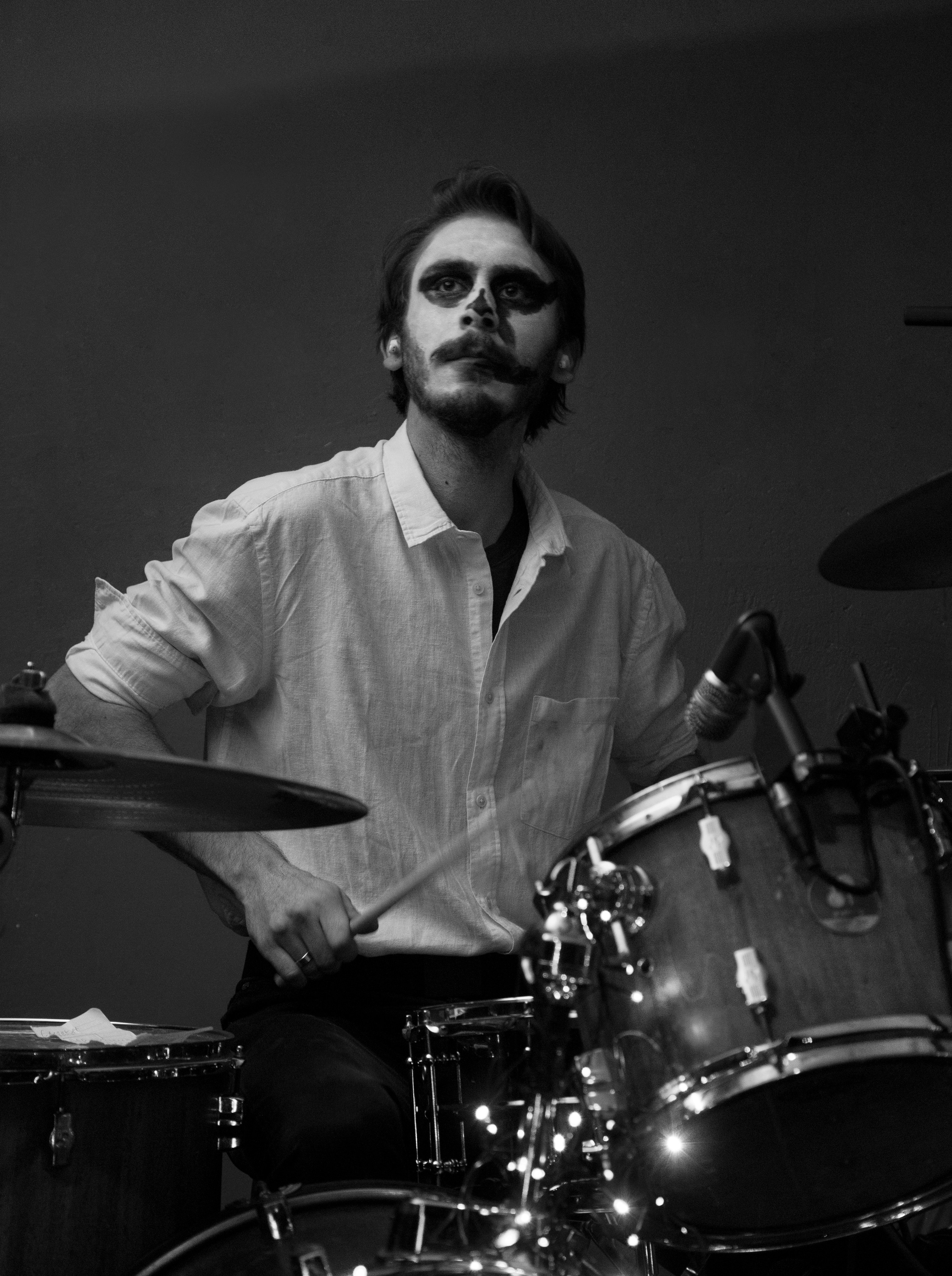 Муз. группа «Кабельщик». Сандра Ковалева | ЧБ фотограф