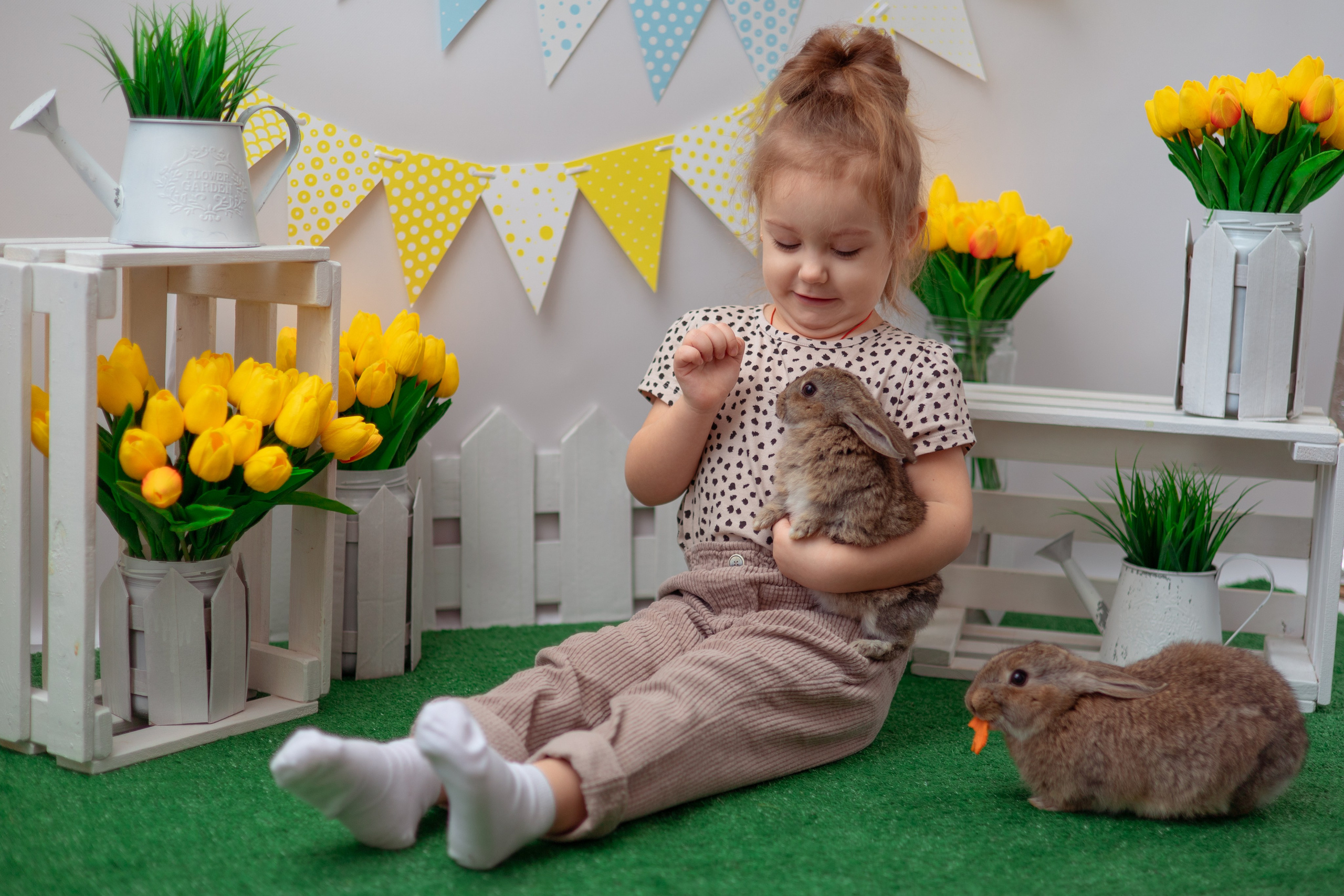 Поля кролики. Семейный и детский фотограф в Михайловке Татьяна Лестьева