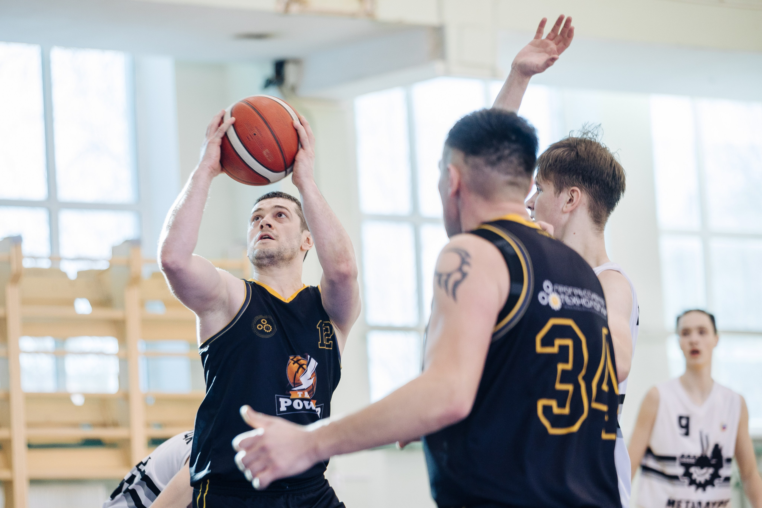 Любительский Чемпионат Магнитогорска по баскетболу // 09.02.25. Денис Прохоров Фотограф в г. Магнитогорск